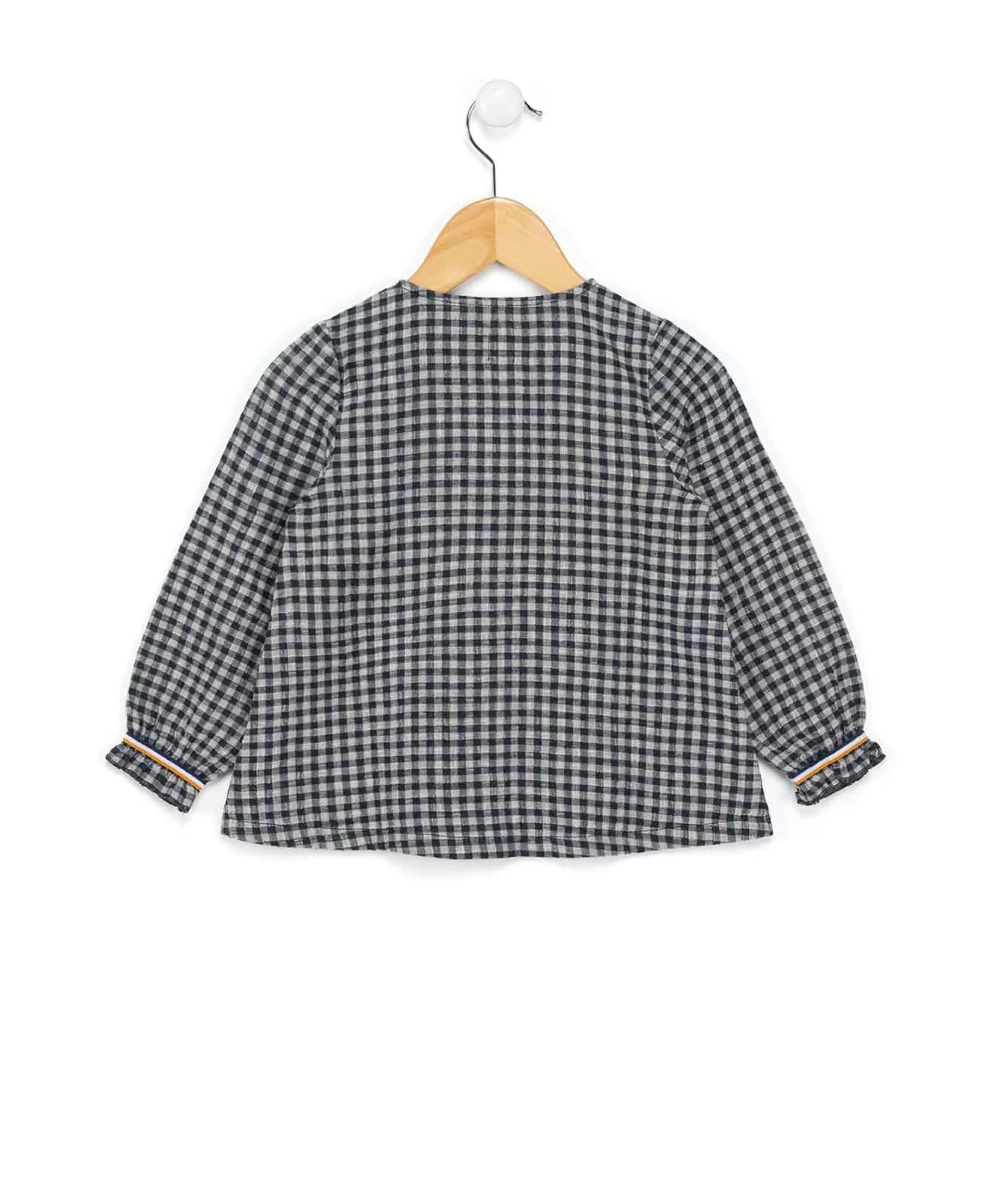 Terre de Marins BLOUSE ML CARREAUX CHAMOINE Fashion