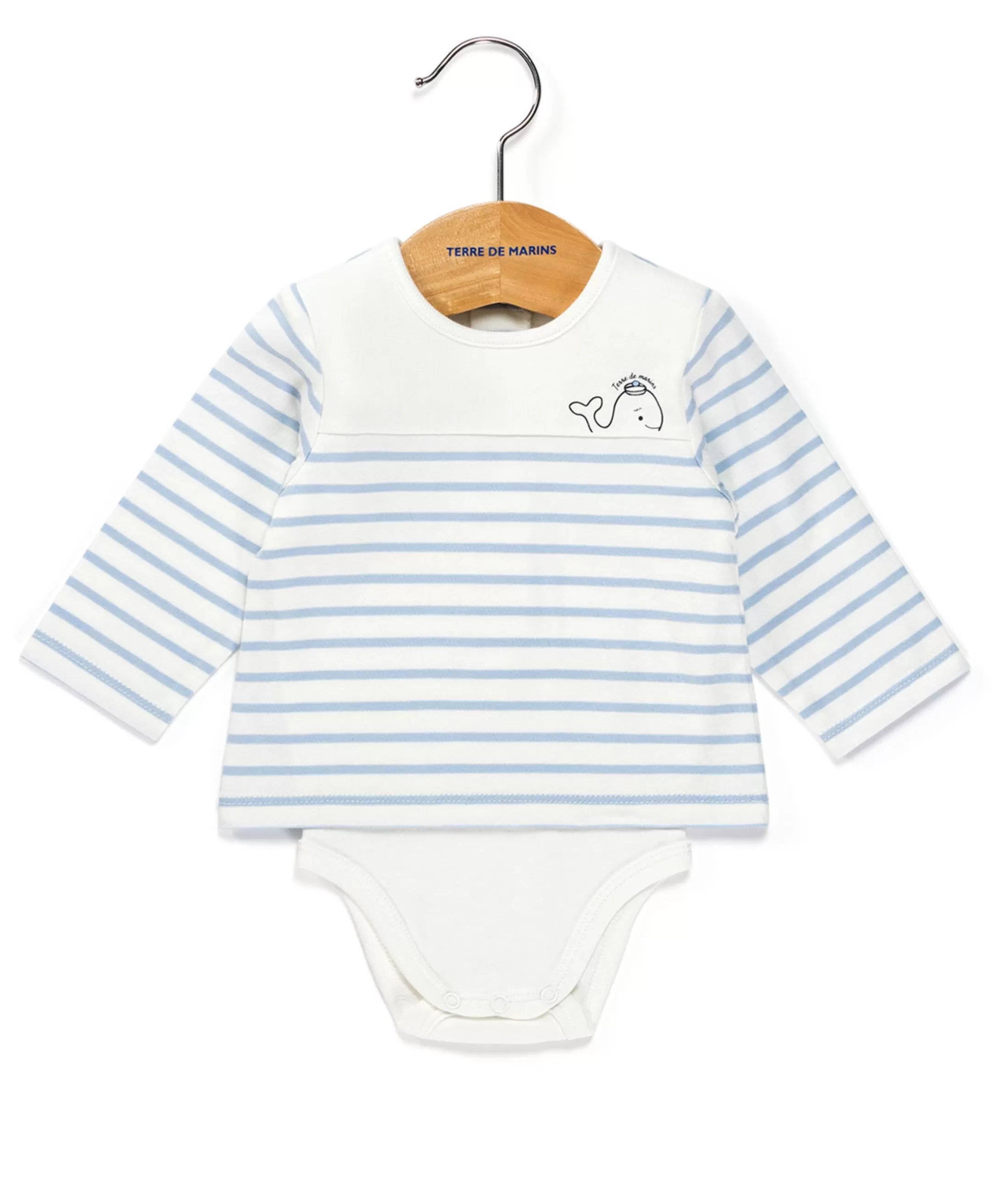 Terre de Marins BODY ML FOND NATUREL RAYE BLEU CIEL BODIMA Clearance