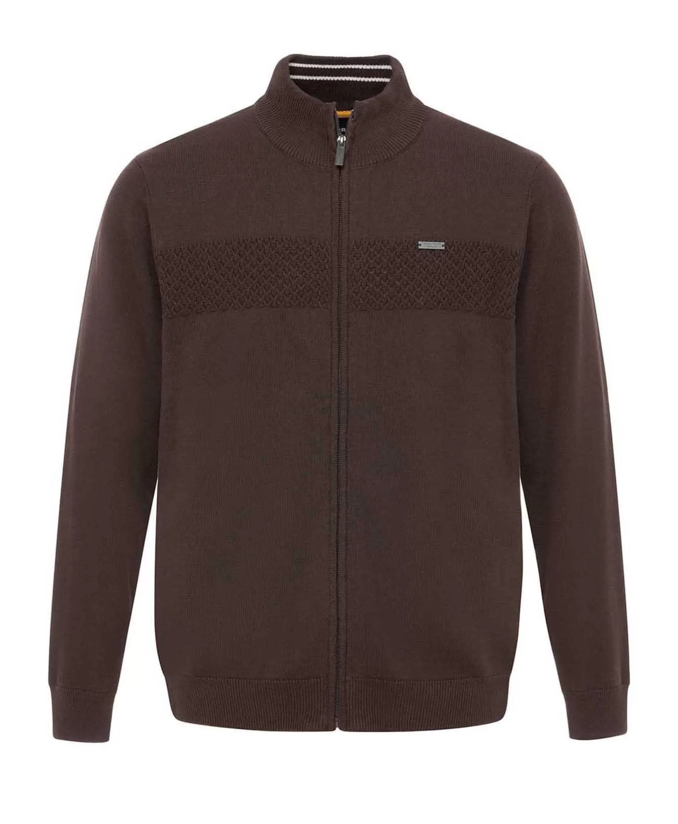 Terre de Marins CARDIGAN TRICOT CHOCOLAT ITARO Best Sale