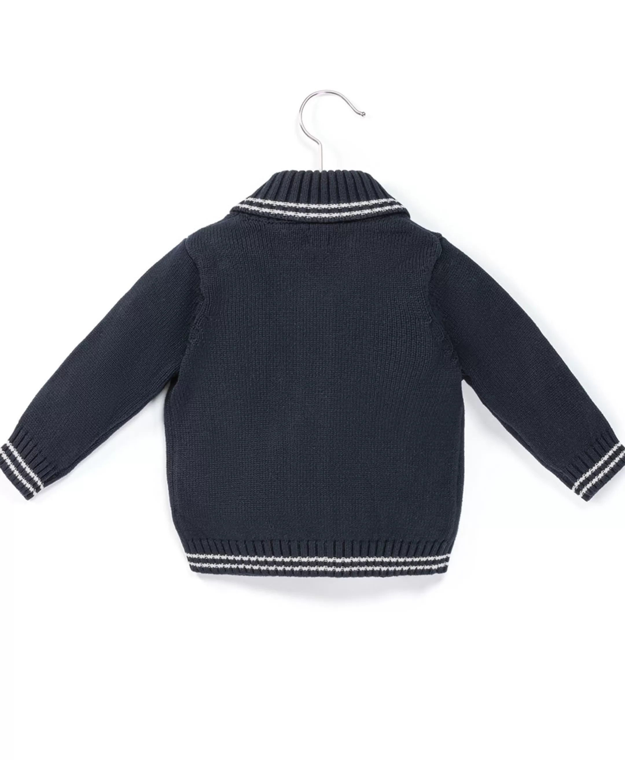 Terre de Marins CARDIGAN TRICOT INDIGO TIMONO Best Sale