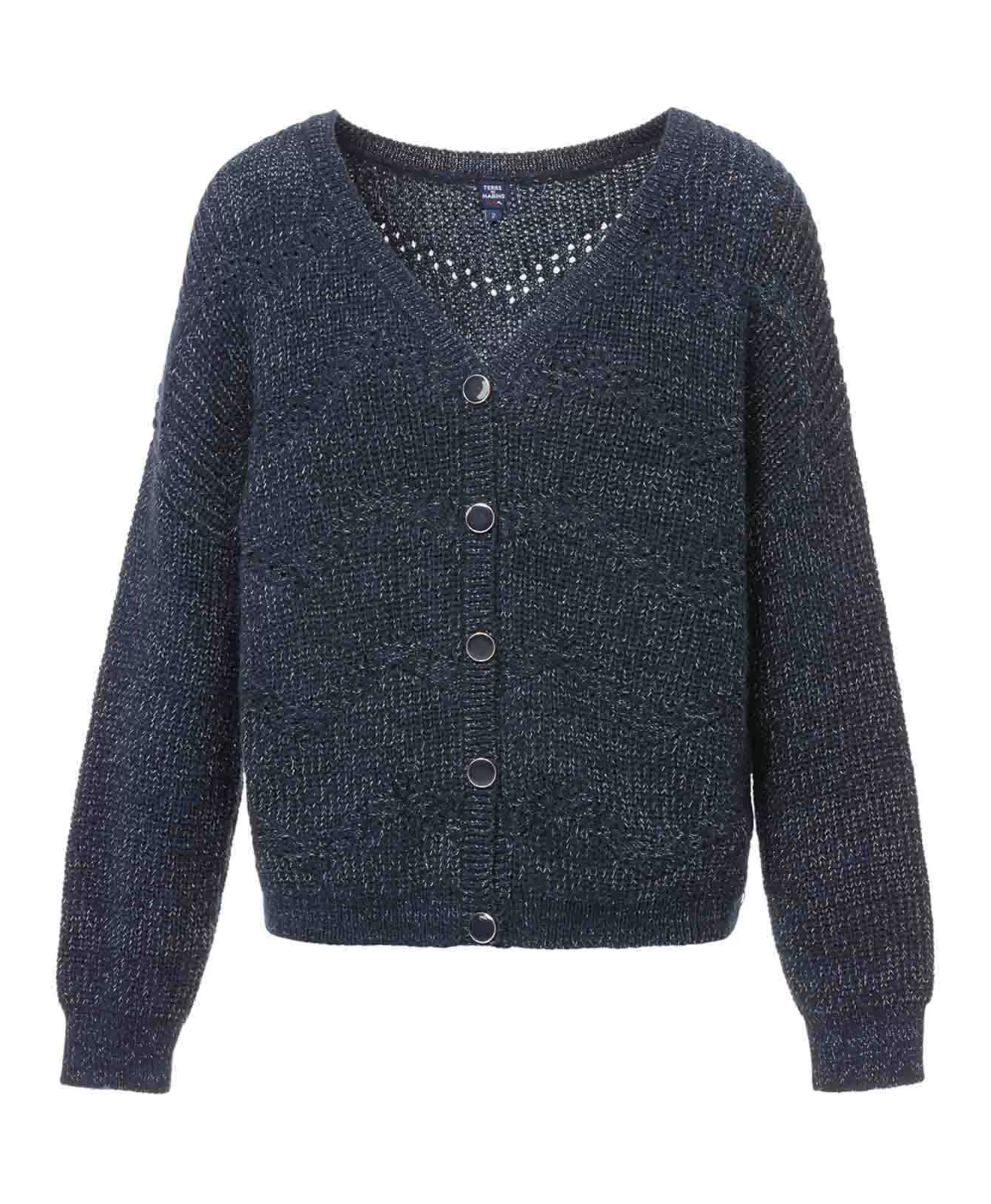 Terre de Marins CARDIGAN TRICOT INDIGO TOKAINA Best