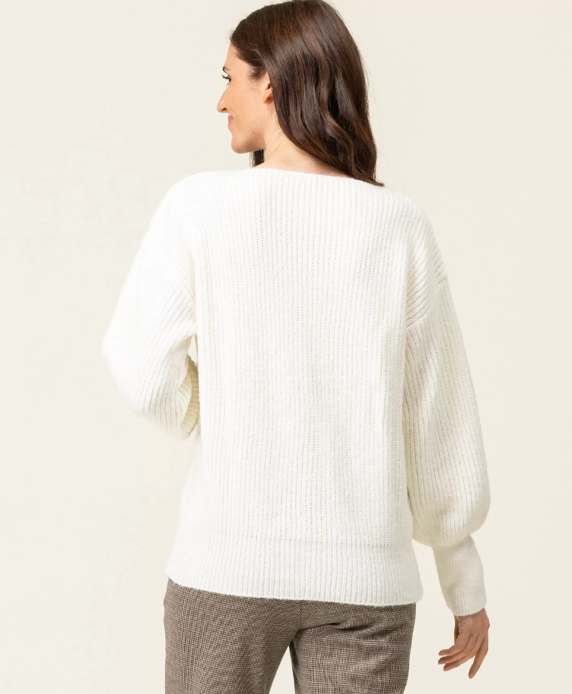 Terre de Marins CARDIGAN TRICOT NATUREL KOUROS Best Sale