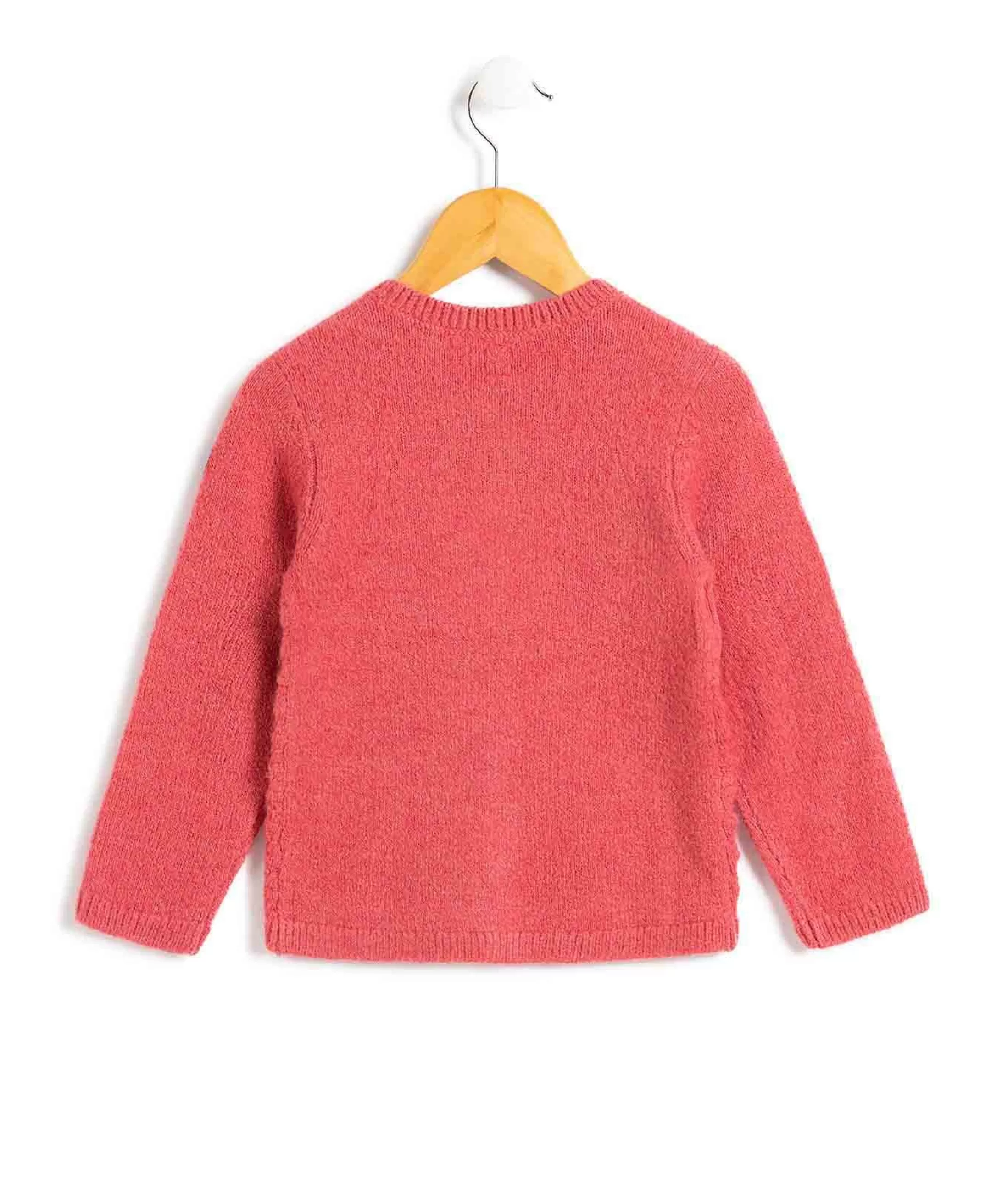 Terre de Marins CARDIGAN TRICOT ROSE FONCE GIZAL New