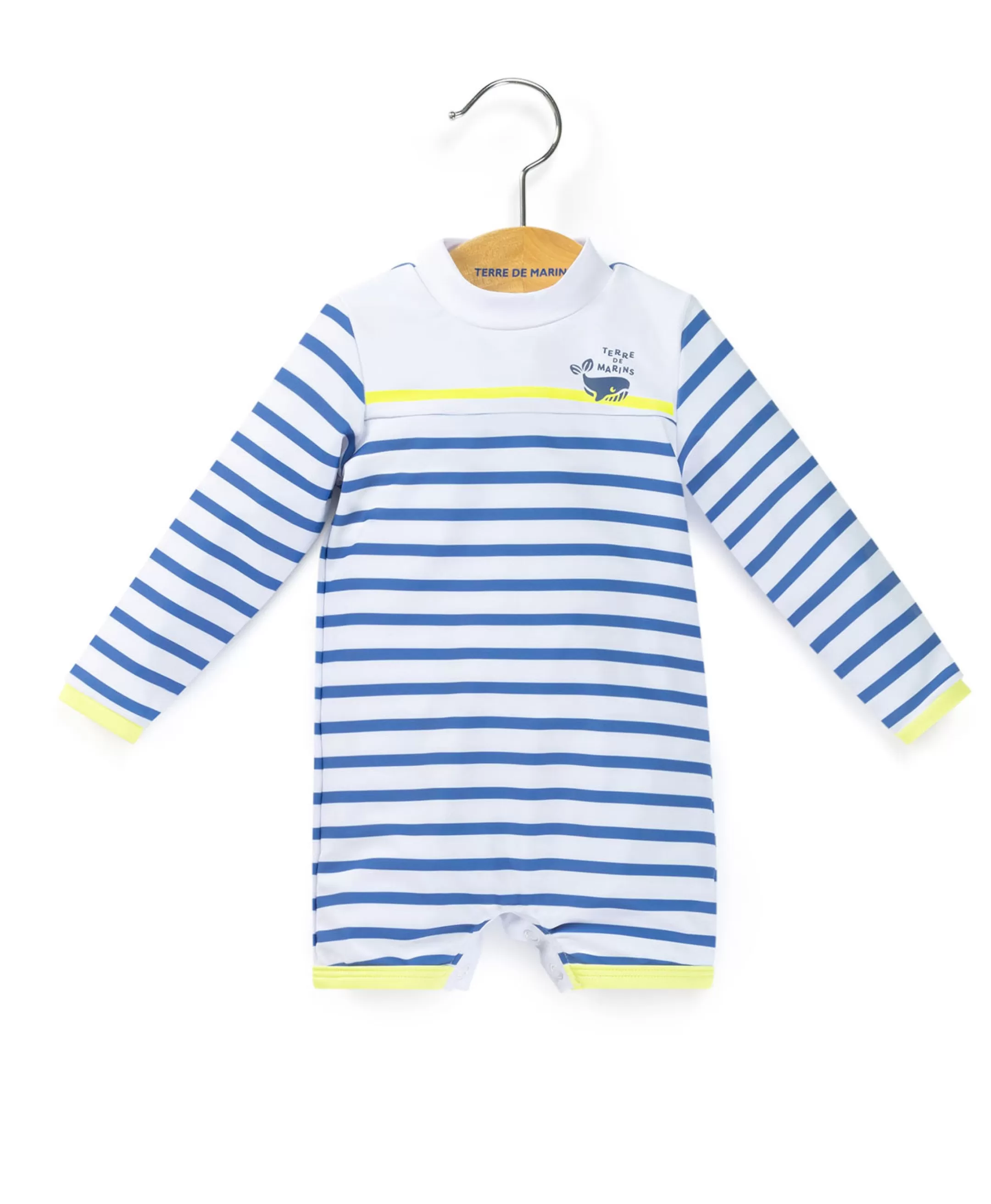 Terre de Marins MAILLOT DE BAIN FOND BLANC RAYE BLEU YBIN Cheap