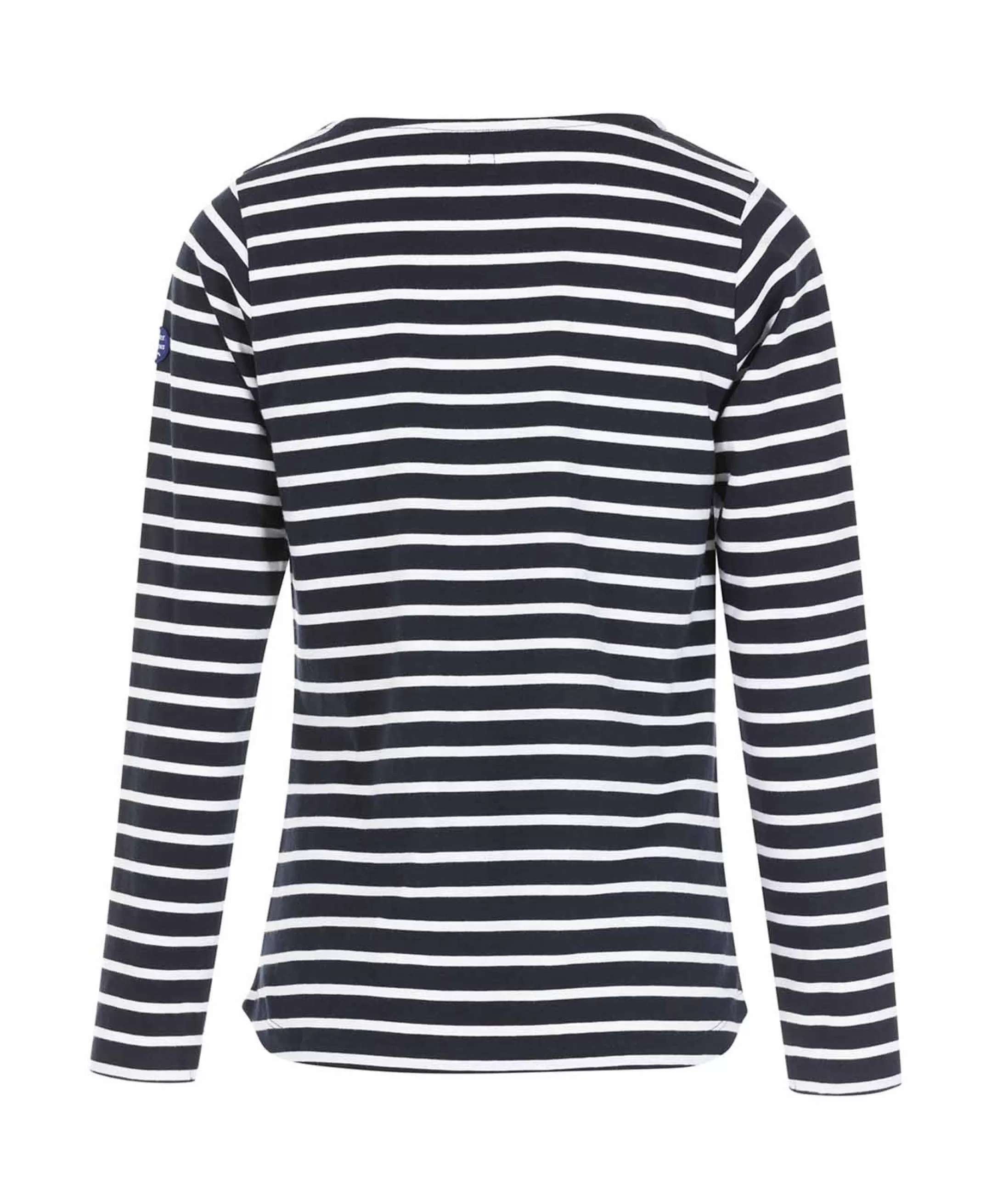 Terre de Marins MARINIERE ML FOND INDIGO RAYE BLANC PACAGE Clearance