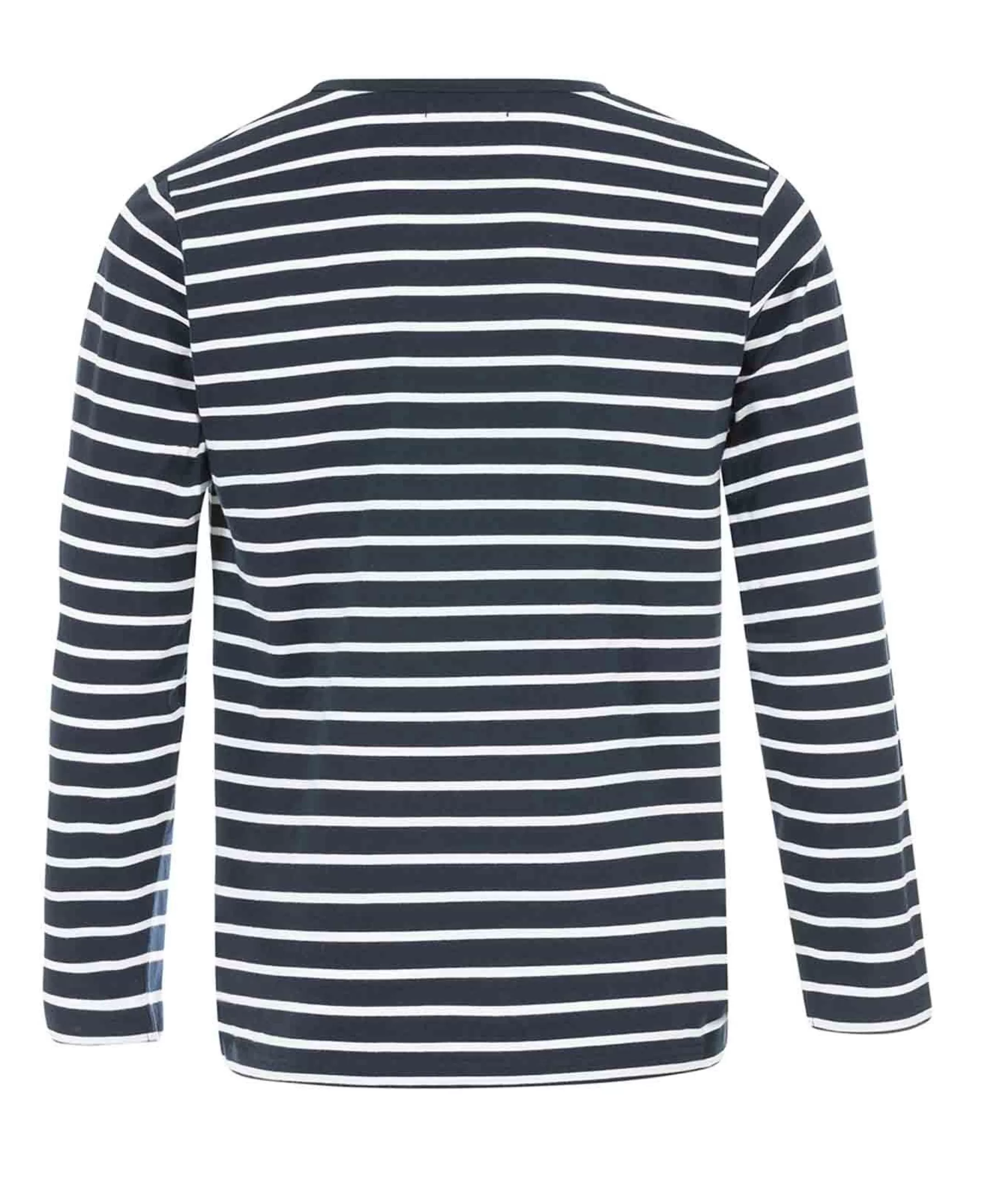 Terre de Marins MARINIERE ML FOND MARINE RAYE BLANC OPT CALUNQUE Discount