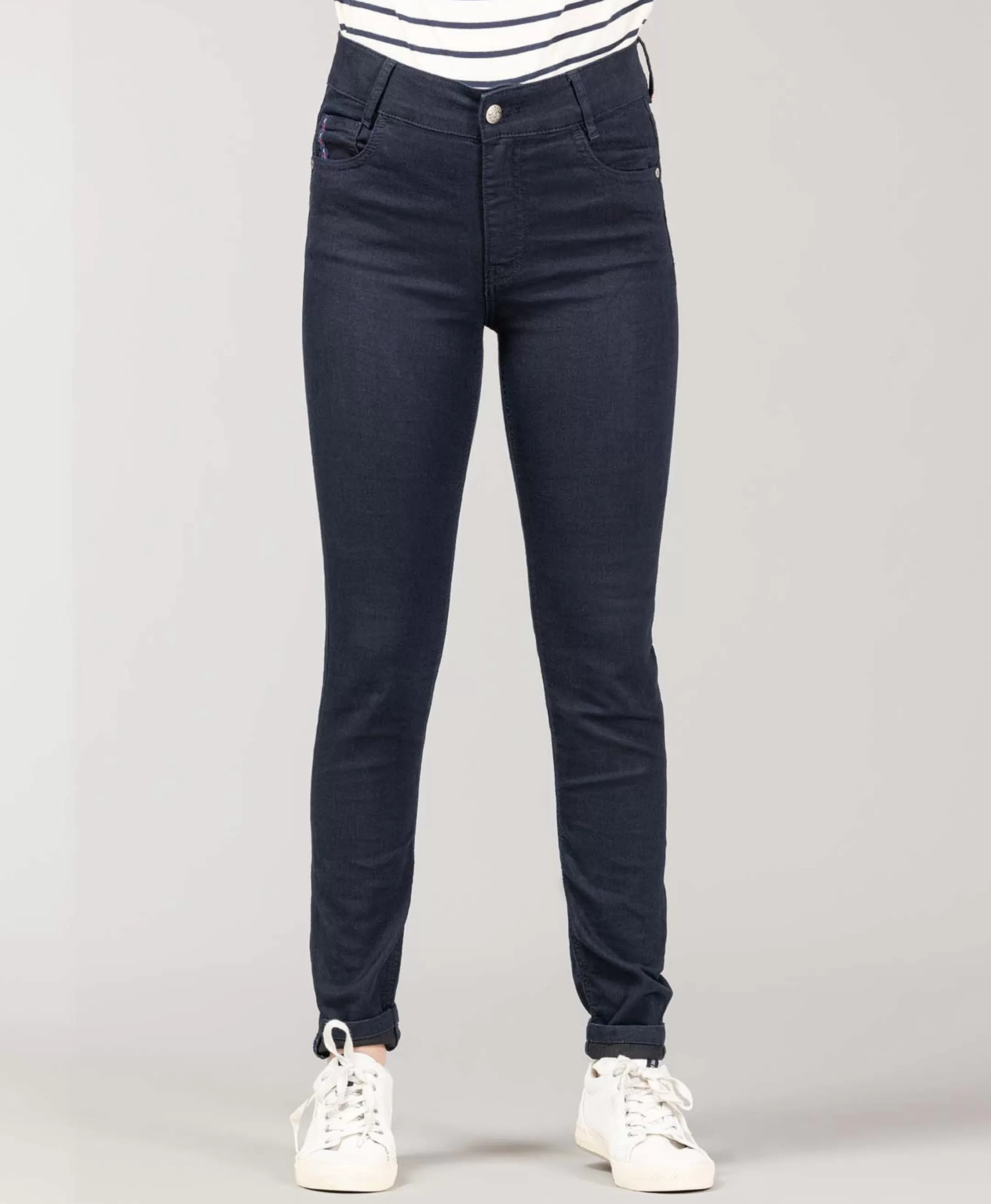 Terre de Marins PANTALON DENIM BLEU COMKOMO BIS Discount