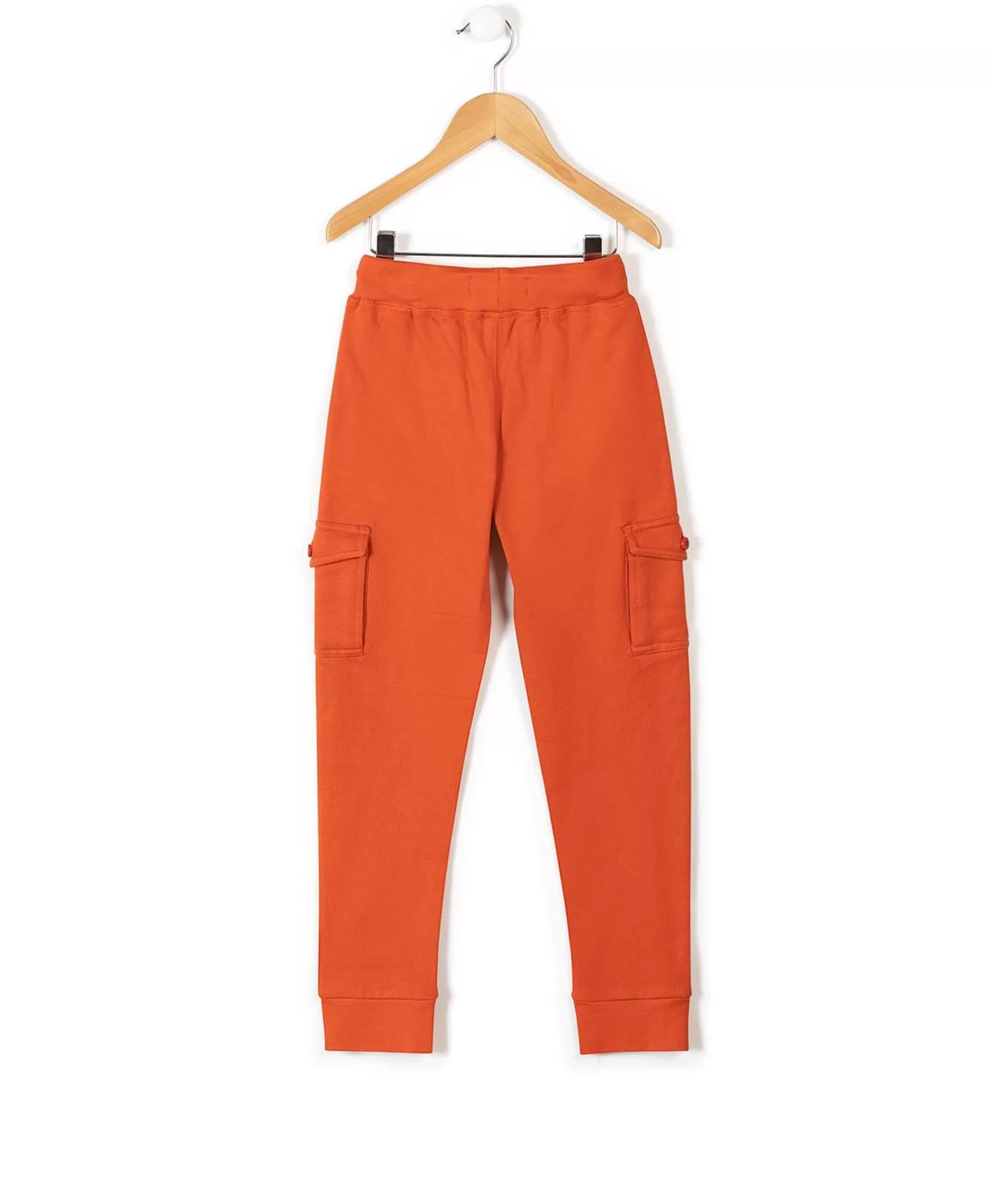 Terre de Marins PANTALON ORANGE ROUILLE CARGO Shop