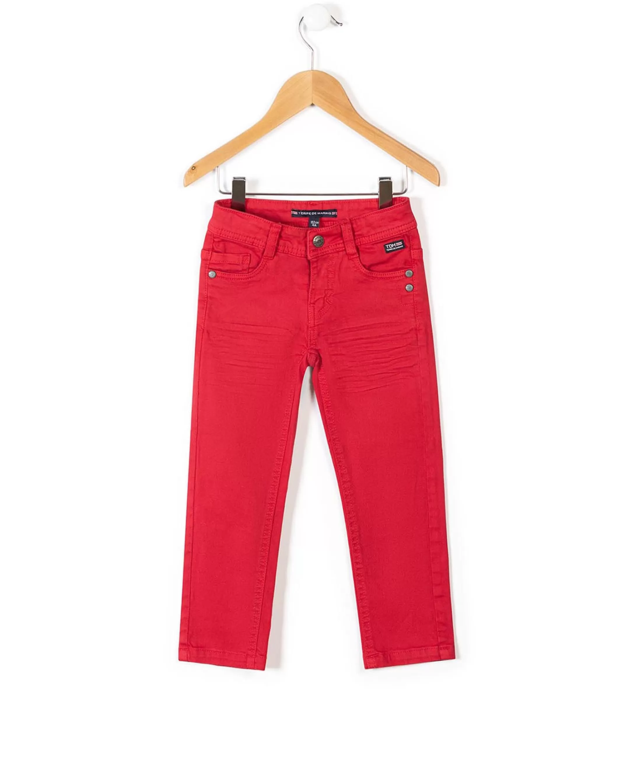 Terre de Marins PANTALON ROUGE RUBIS DAUMO Shop