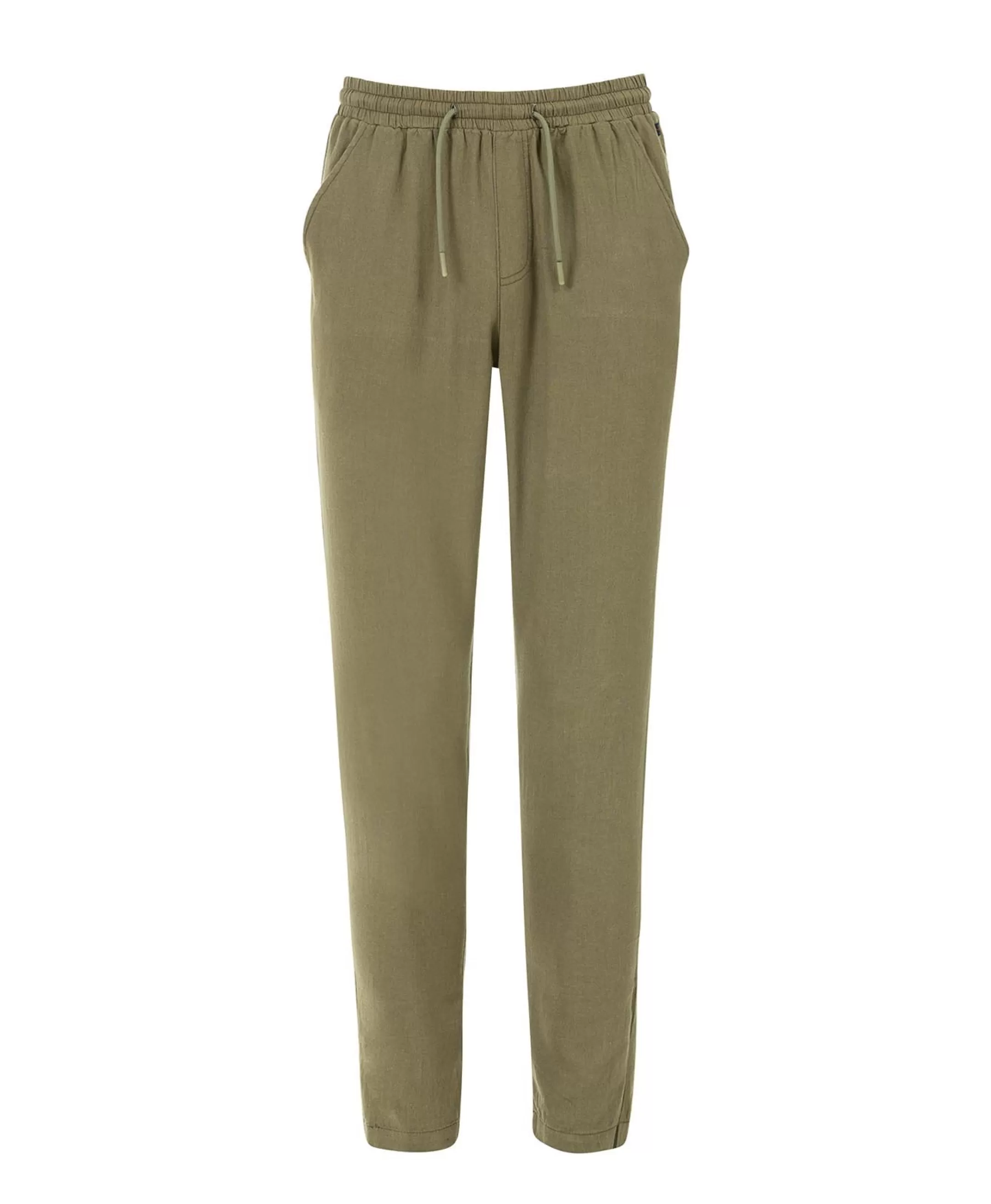 Terre de Marins PANTALON VERT OLIVE LINDON Cheap