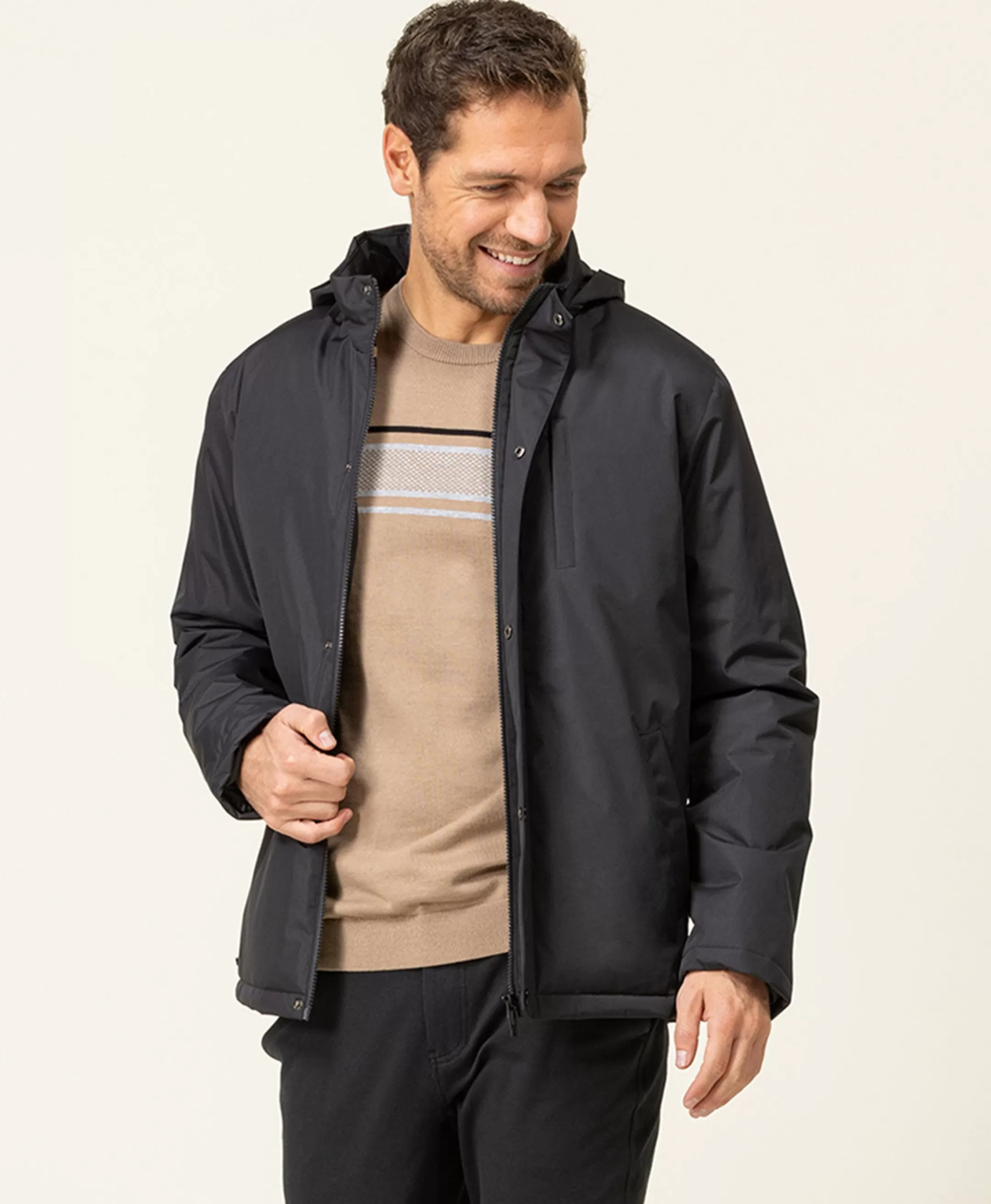 Terre de Marins PARKA NOIR XABAN New