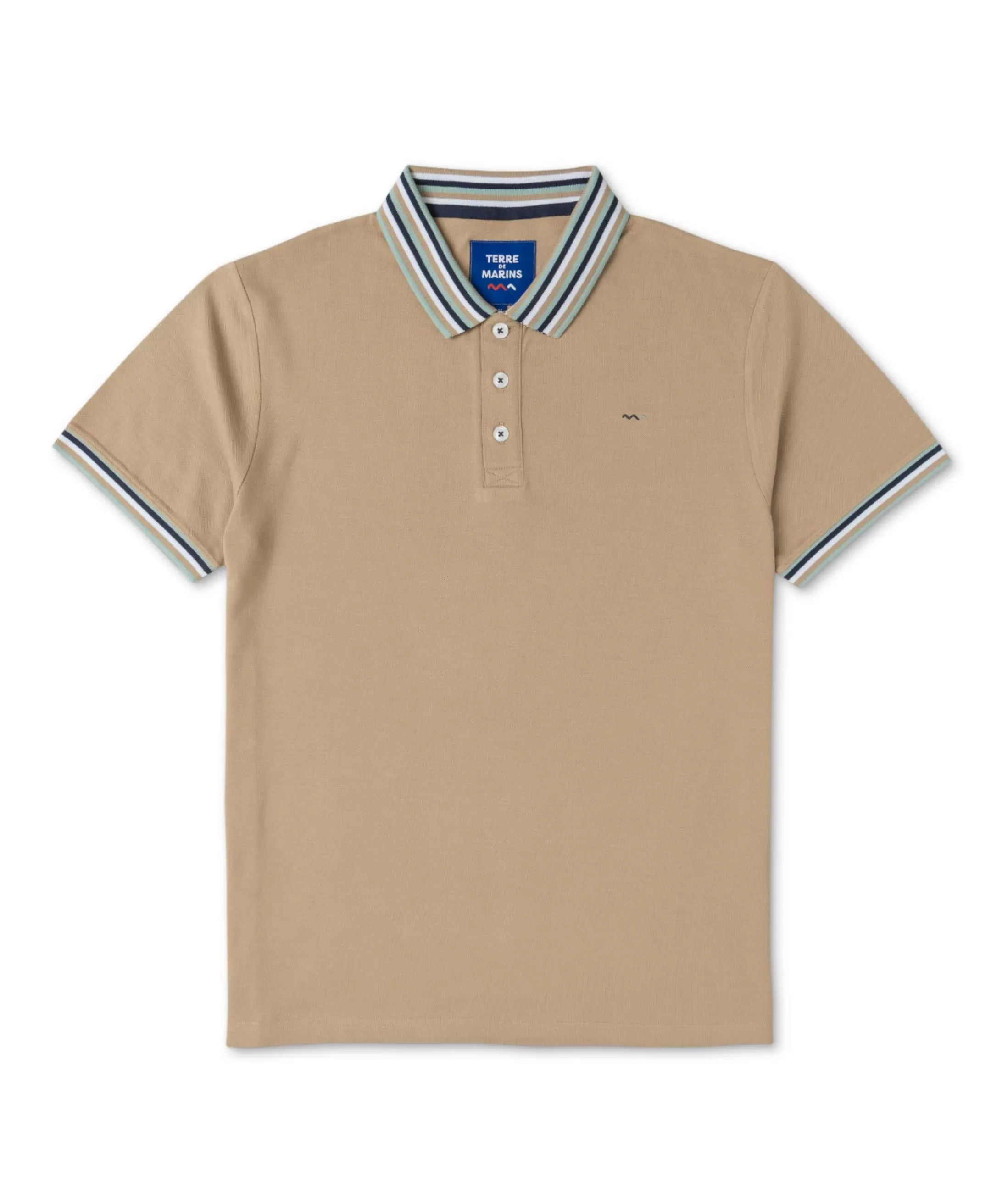 Terre de Marins POLO MC BEIGE CABYST Sale