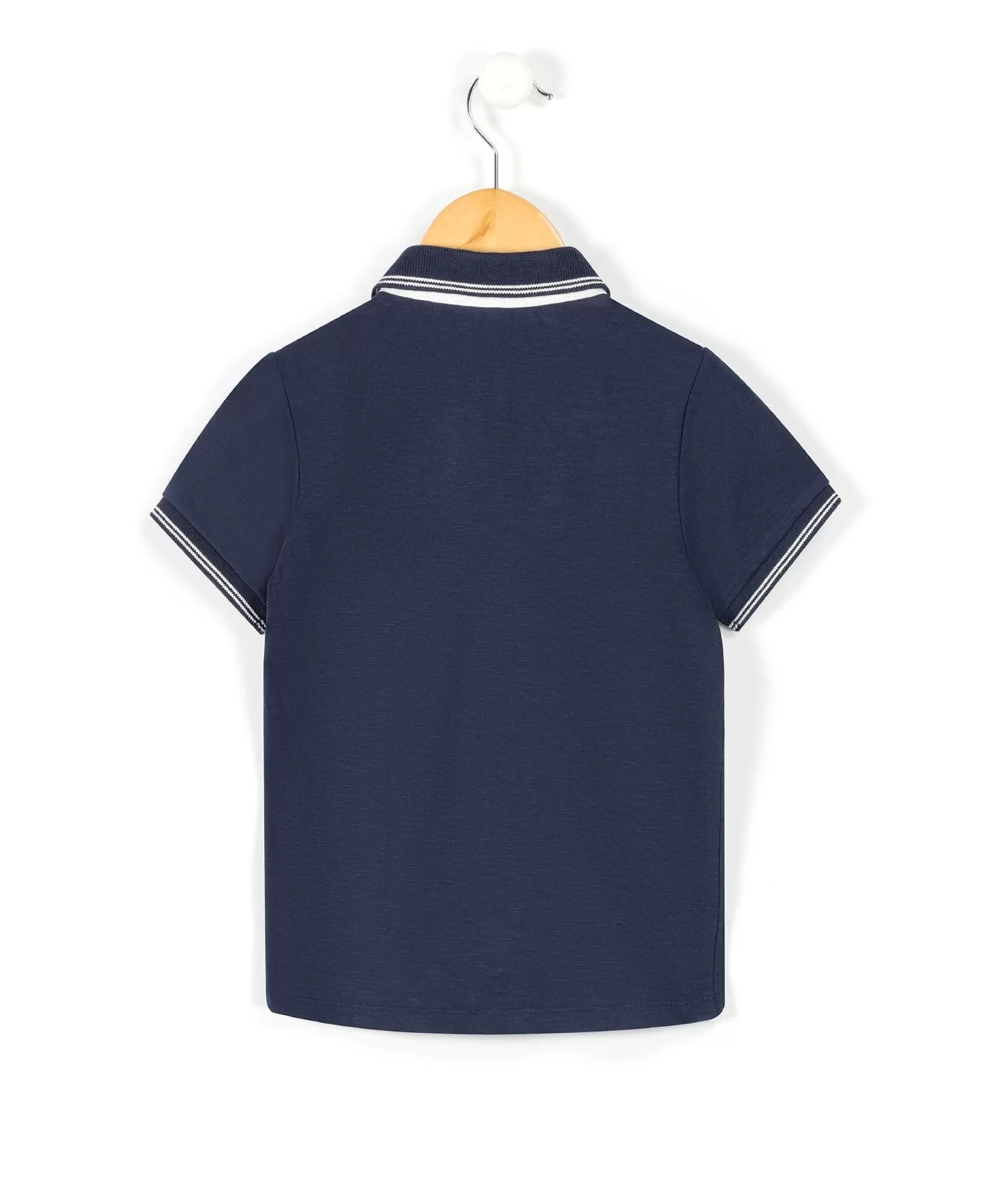 Terre de Marins POLO MC BLEU INDIGO CERNOL Discount