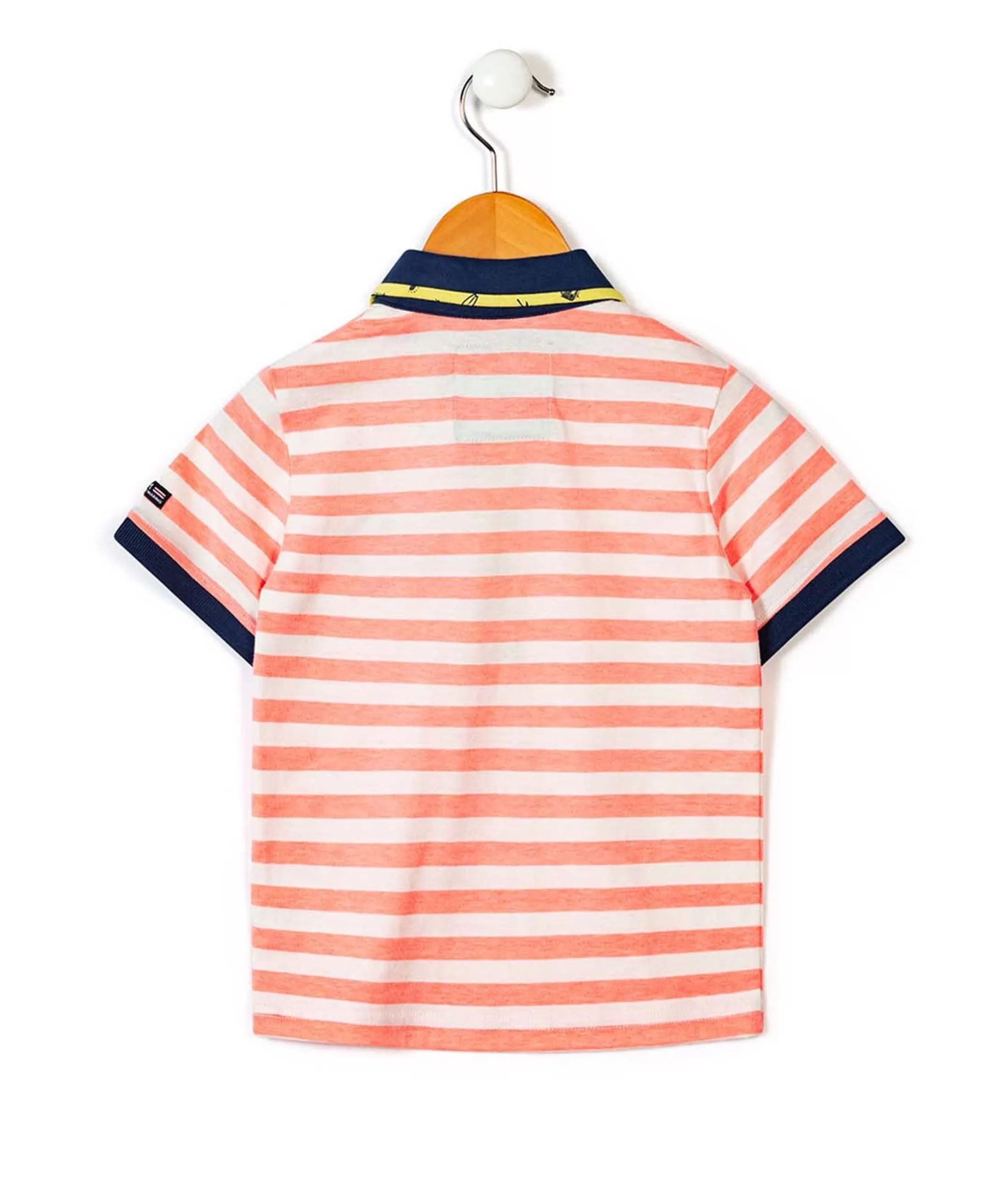 Terre de Marins POLO MC FOND NATUREL RAYE ORANGE ASTIKA Online