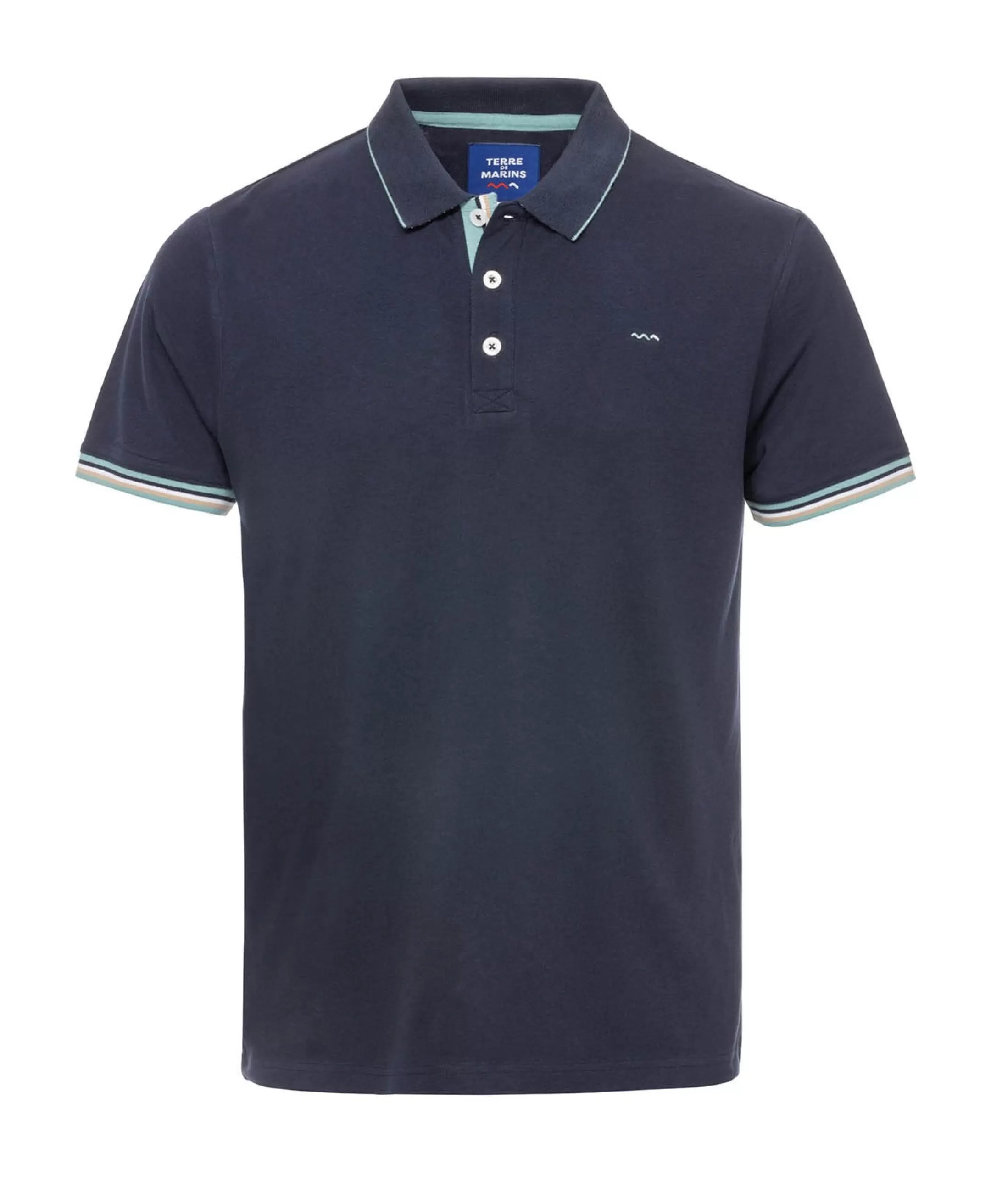 Terre de Marins POLO MC INDIGO CABYST Shop