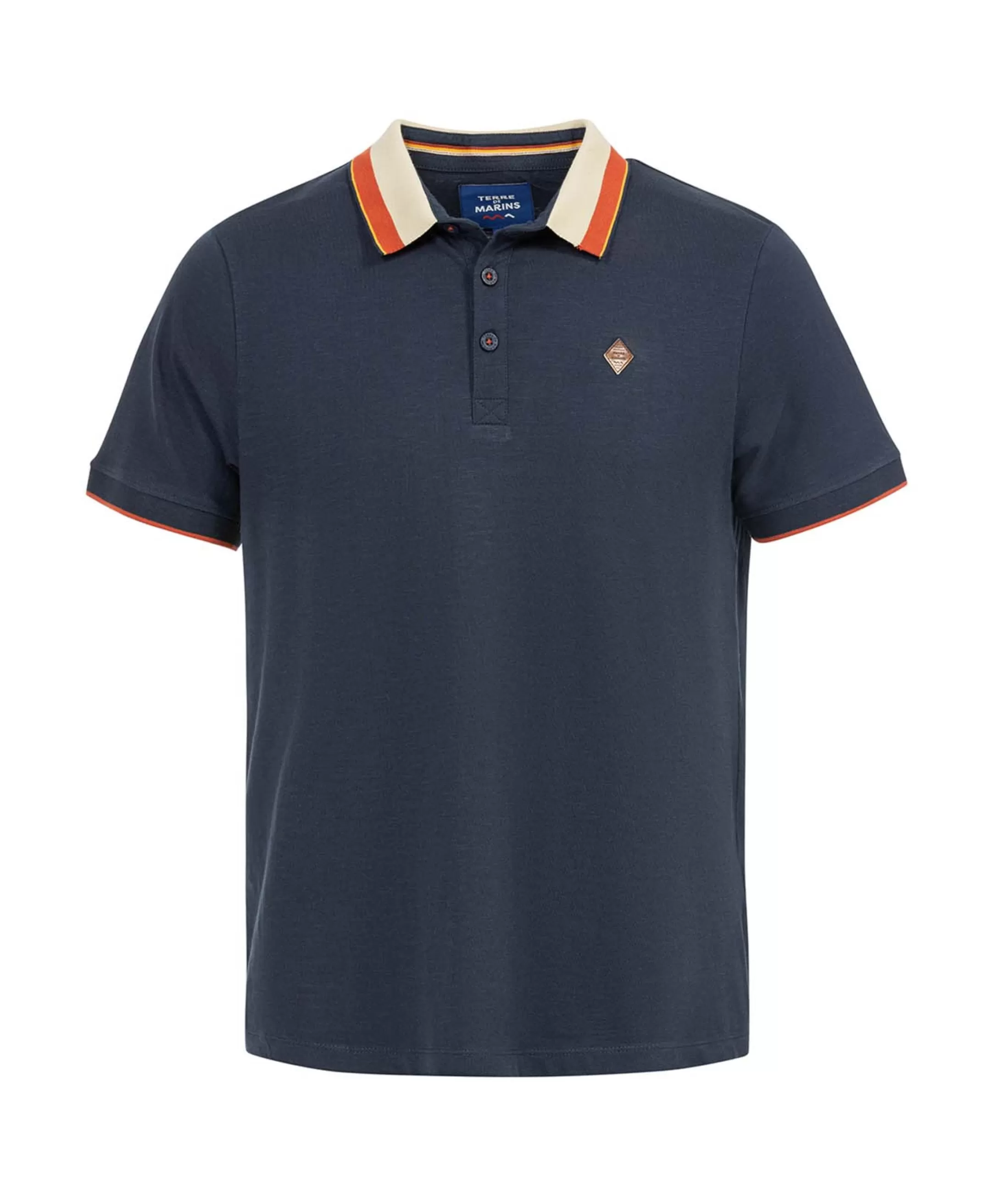 Terre de Marins POLO MC INDIGO CALALA Outlet