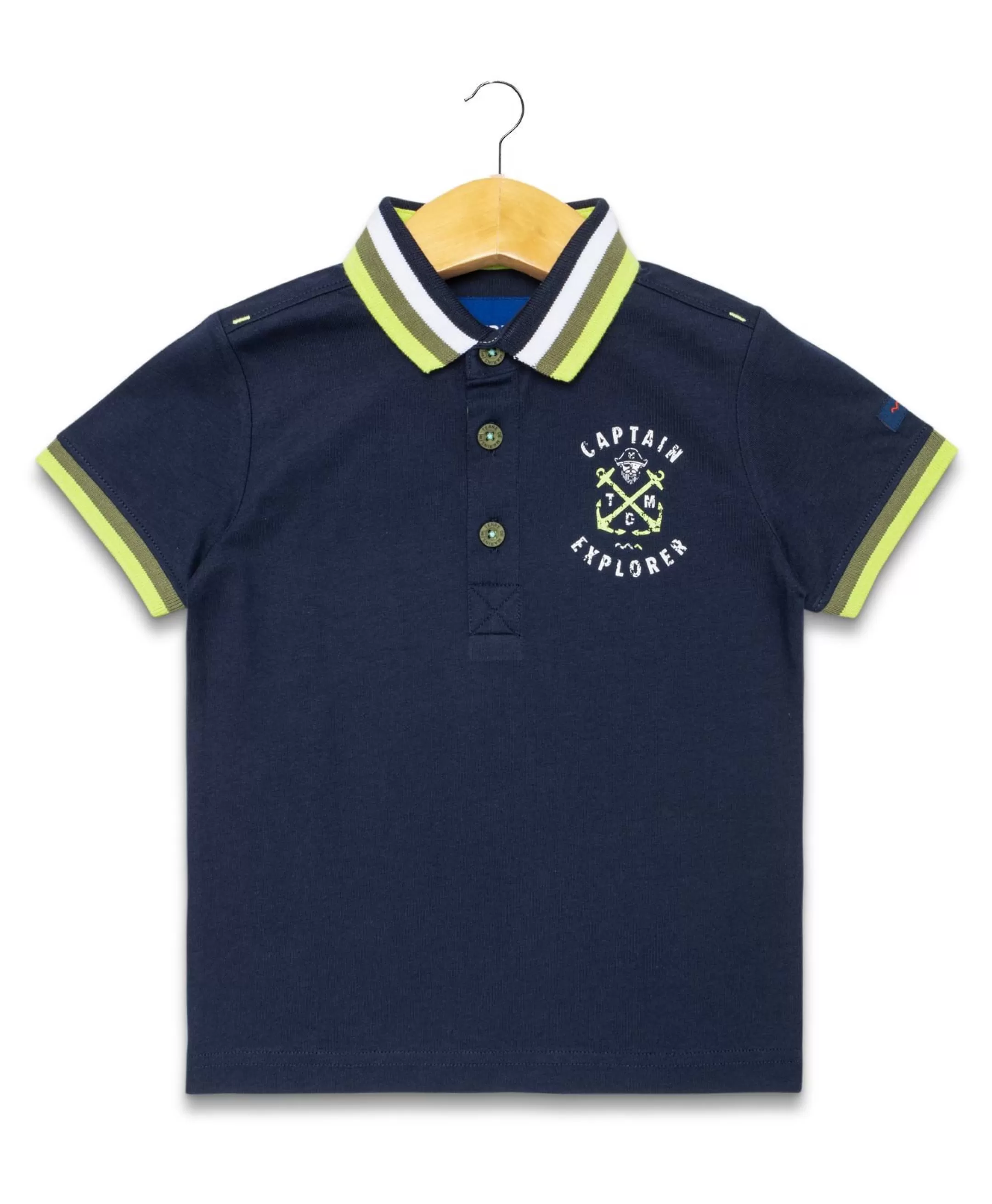 Terre de Marins POLO MC INDIGO CEKATY Best Sale