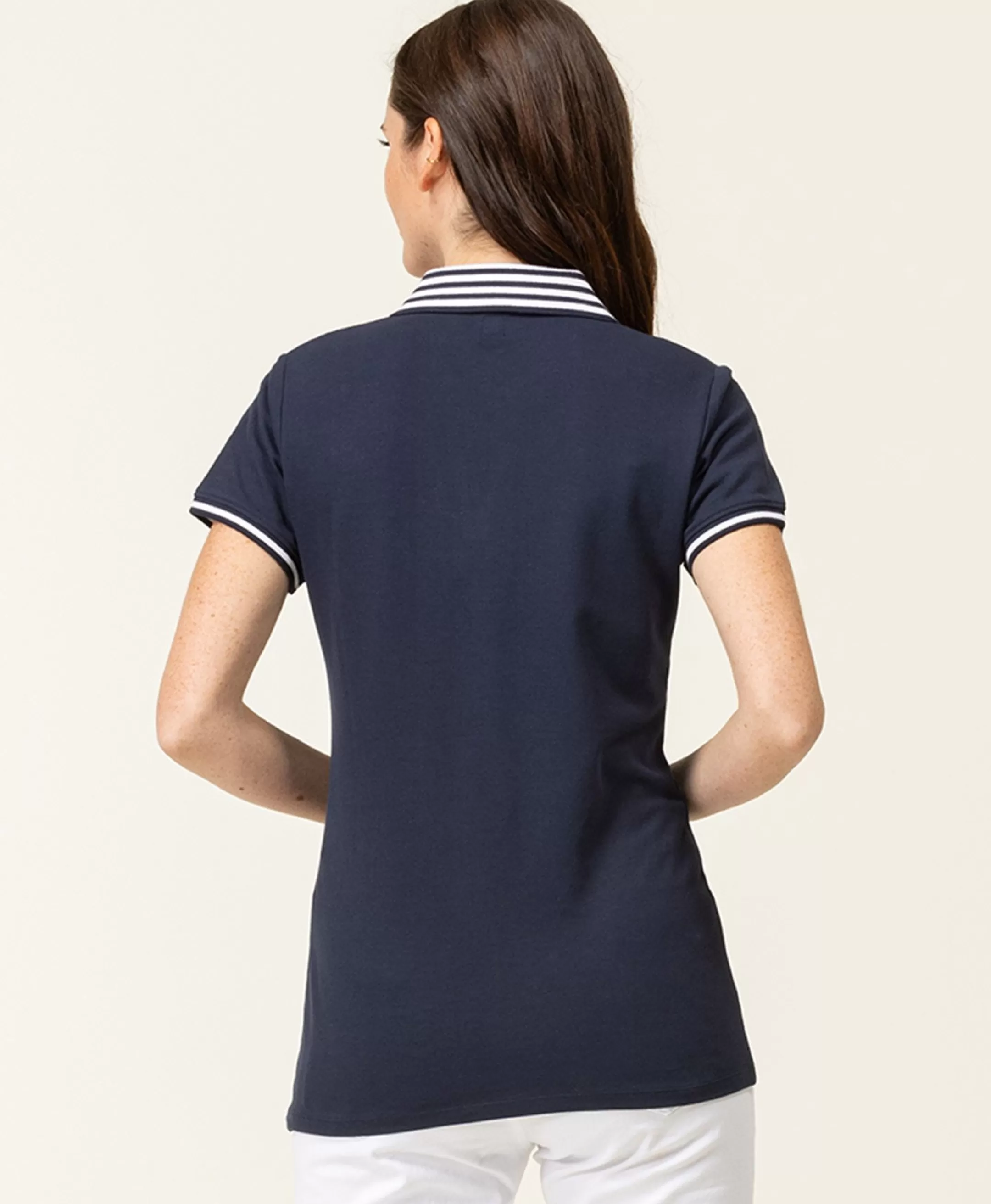 Terre de Marins POLO MC INDIGO COLAY Shop