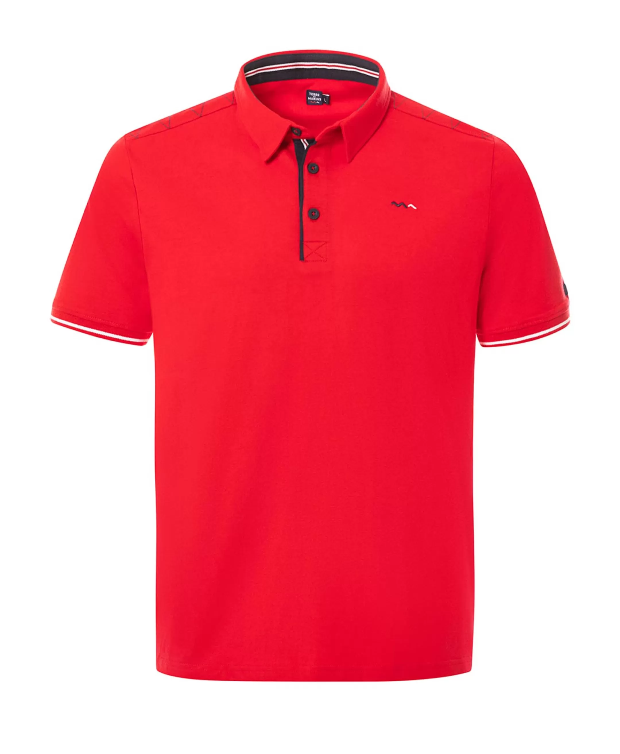 Terre de Marins POLO MC ROUGE ULDON Outlet