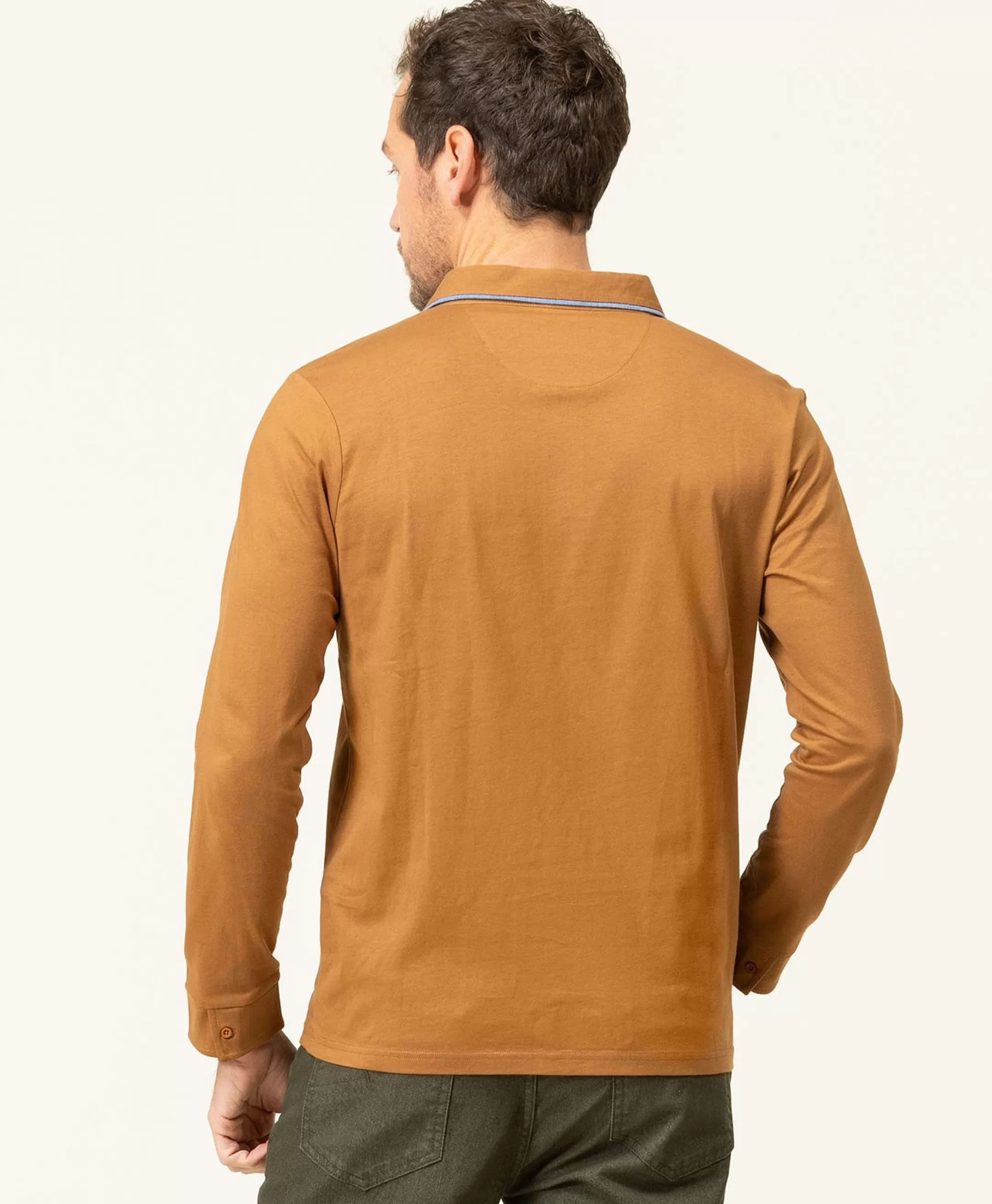 Terre de Marins POLO ML CAMEL ORDON Best