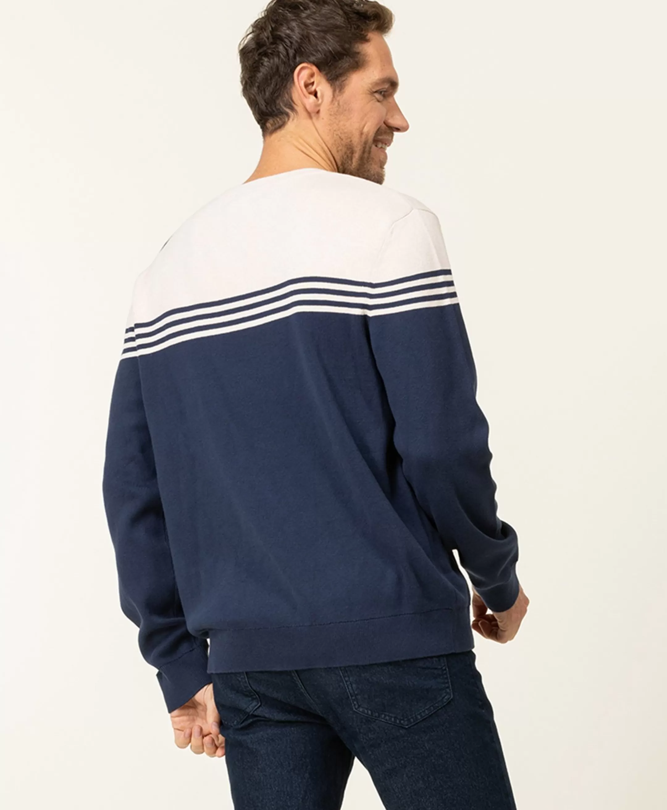 Terre de Marins PULL BLEU MINERAL KARAY Outlet