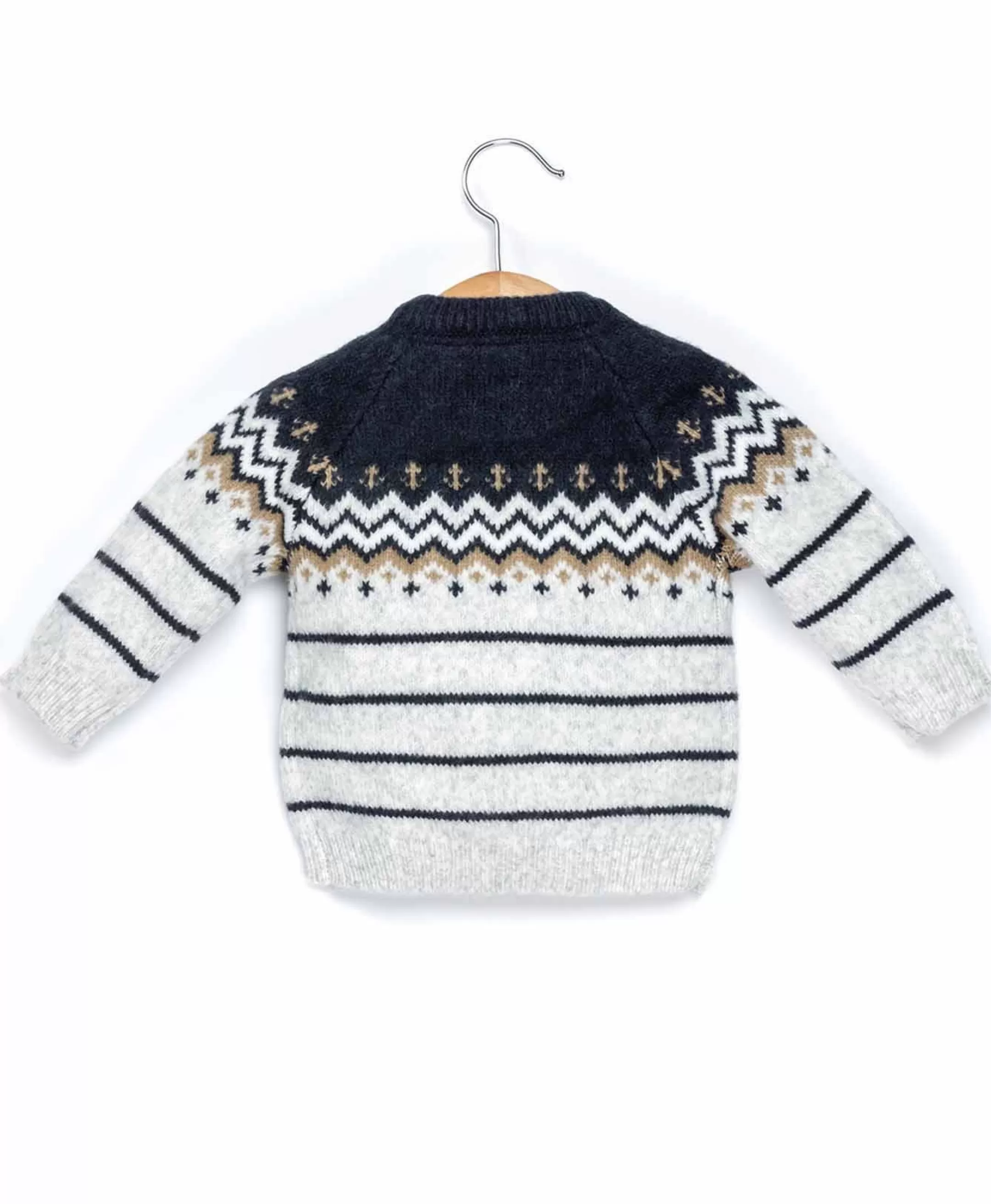 Terre de Marins PULL GRIS CHINE PLOUFO Shop