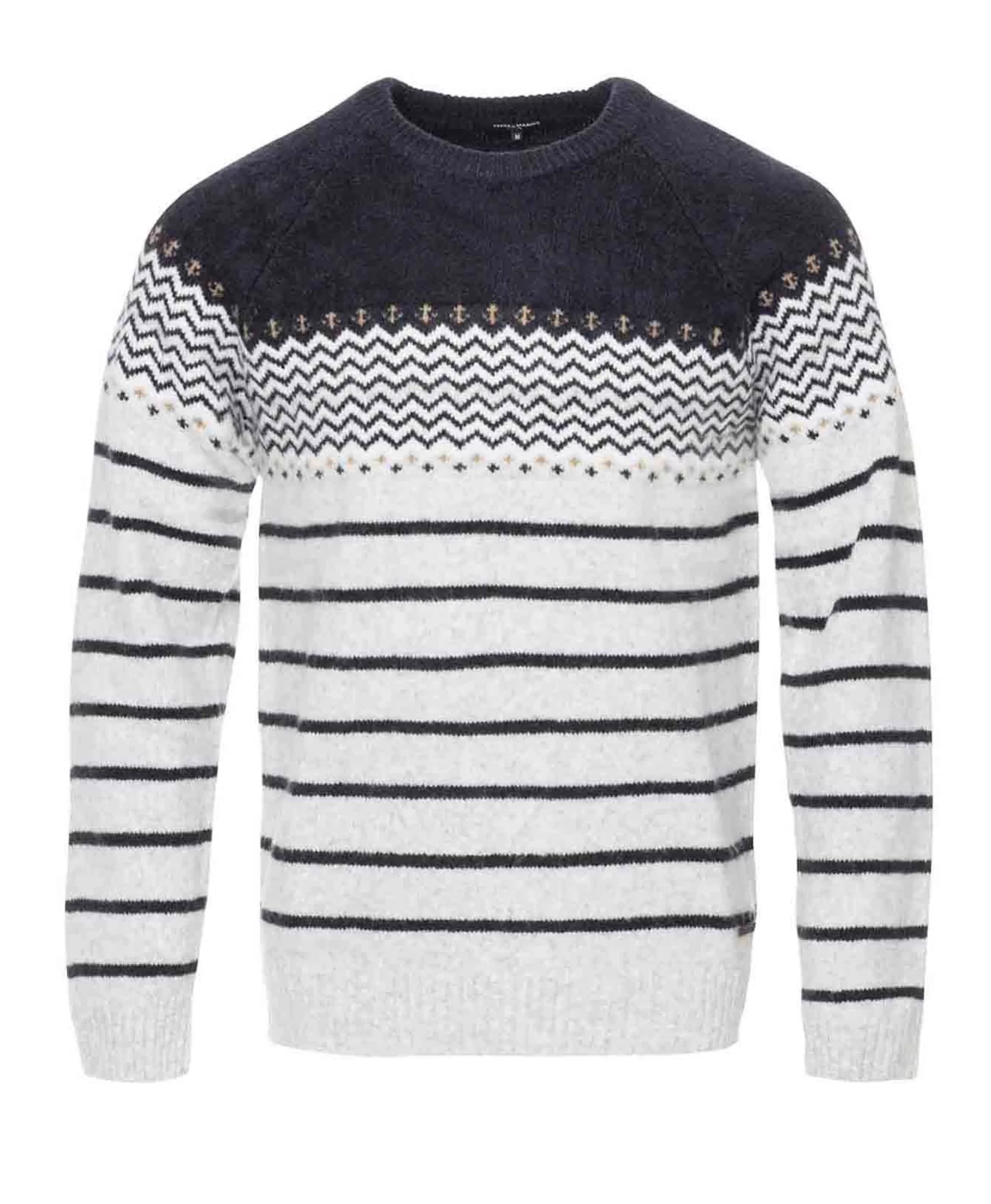 Terre de Marins PULL GRIS CHINE POMELIS Sale