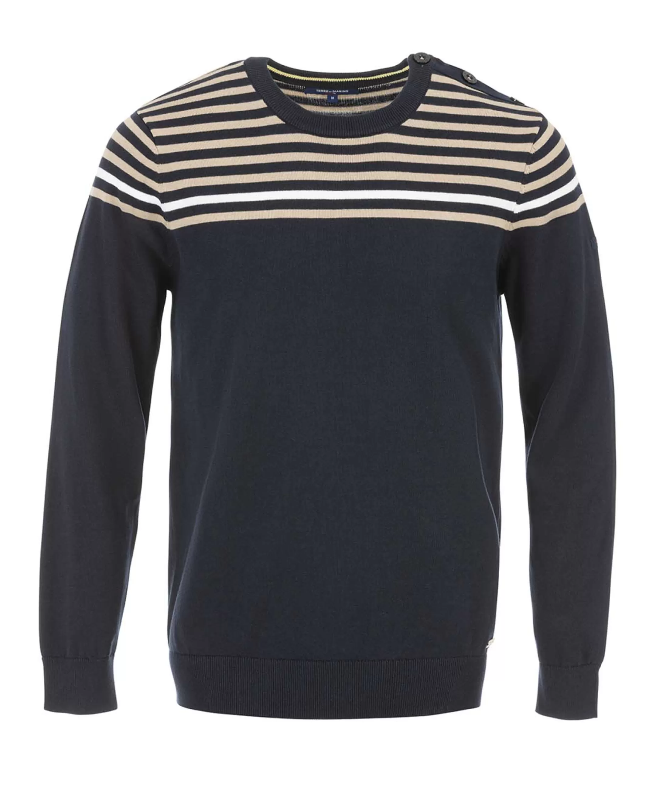 Terre de Marins PULL INDIGO HOBATO Outlet