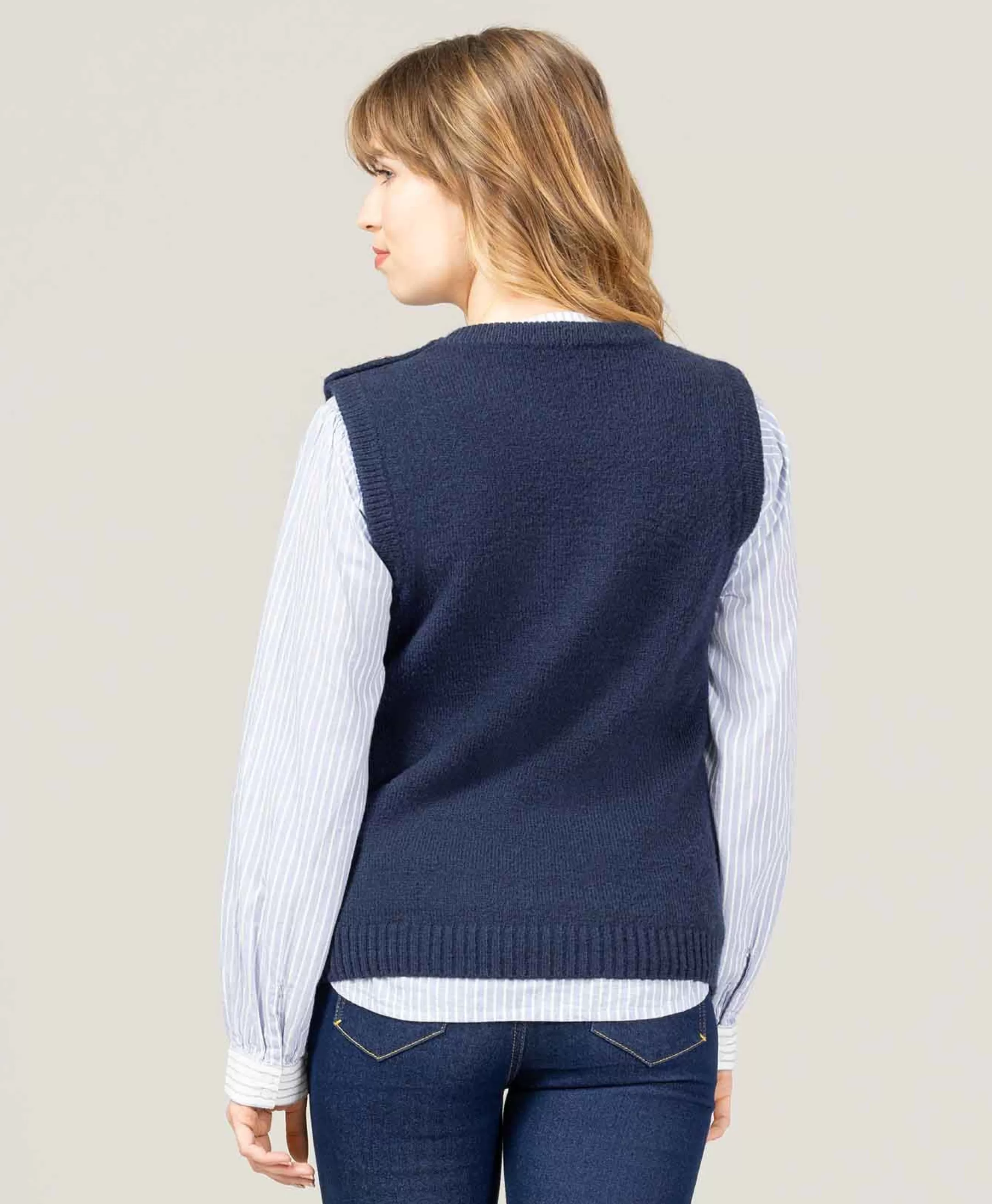 Terre de Marins PULL INDIGO KARST Outlet