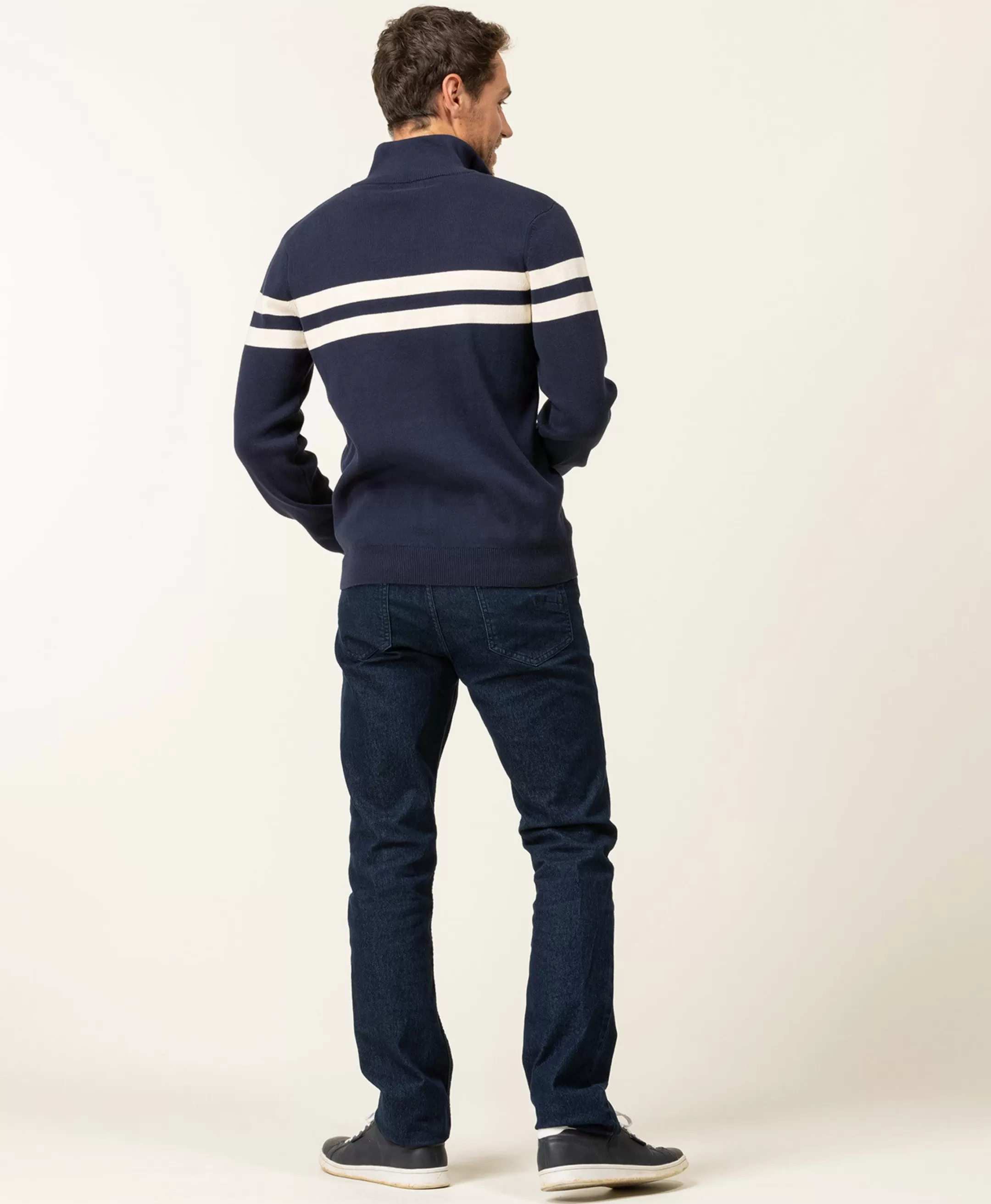Terre de Marins PULL INDIGO KORITAGE Outlet
