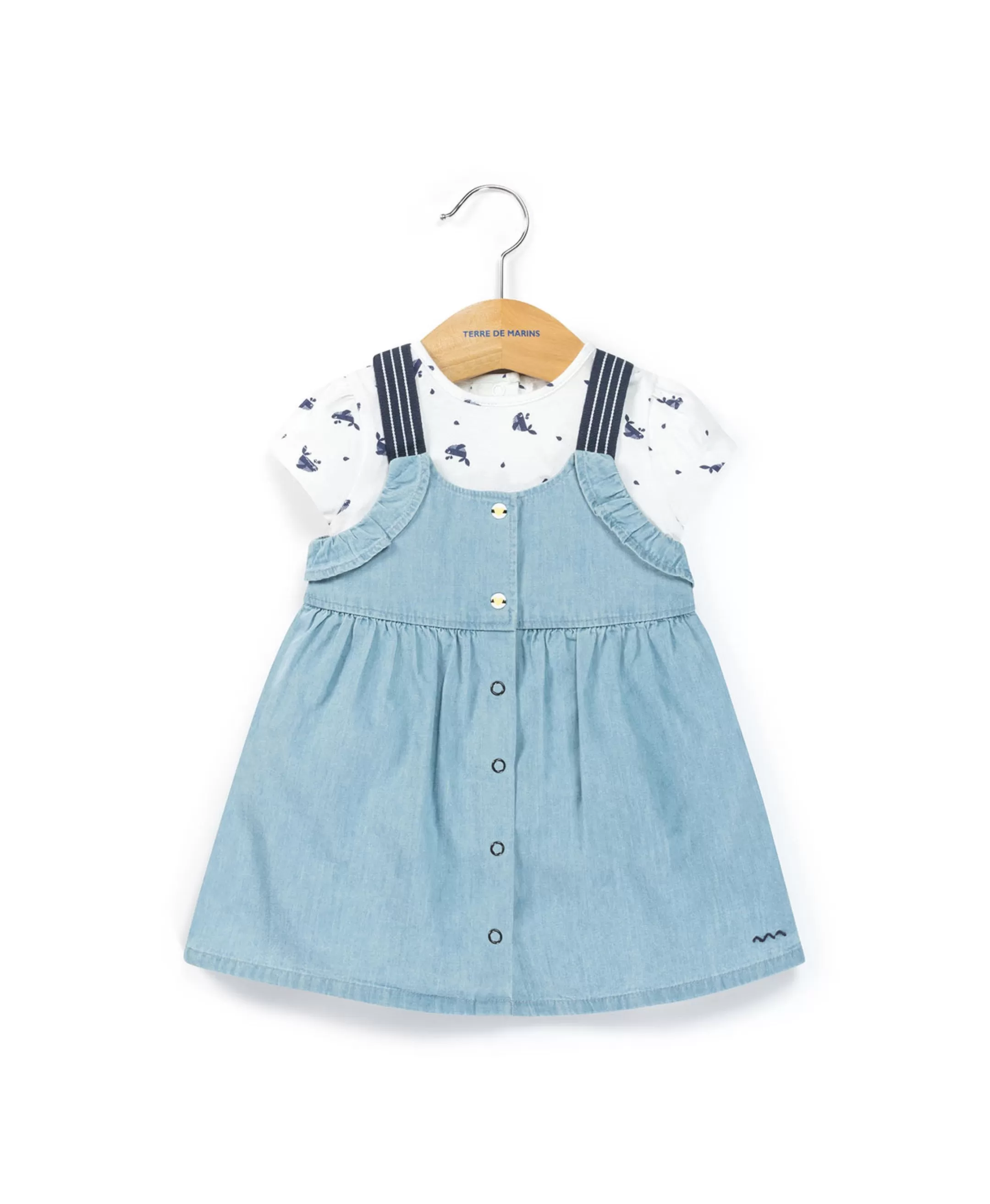 Terre de Marins ROBE + HAUT DENIM CLAIR ROBY Cheap