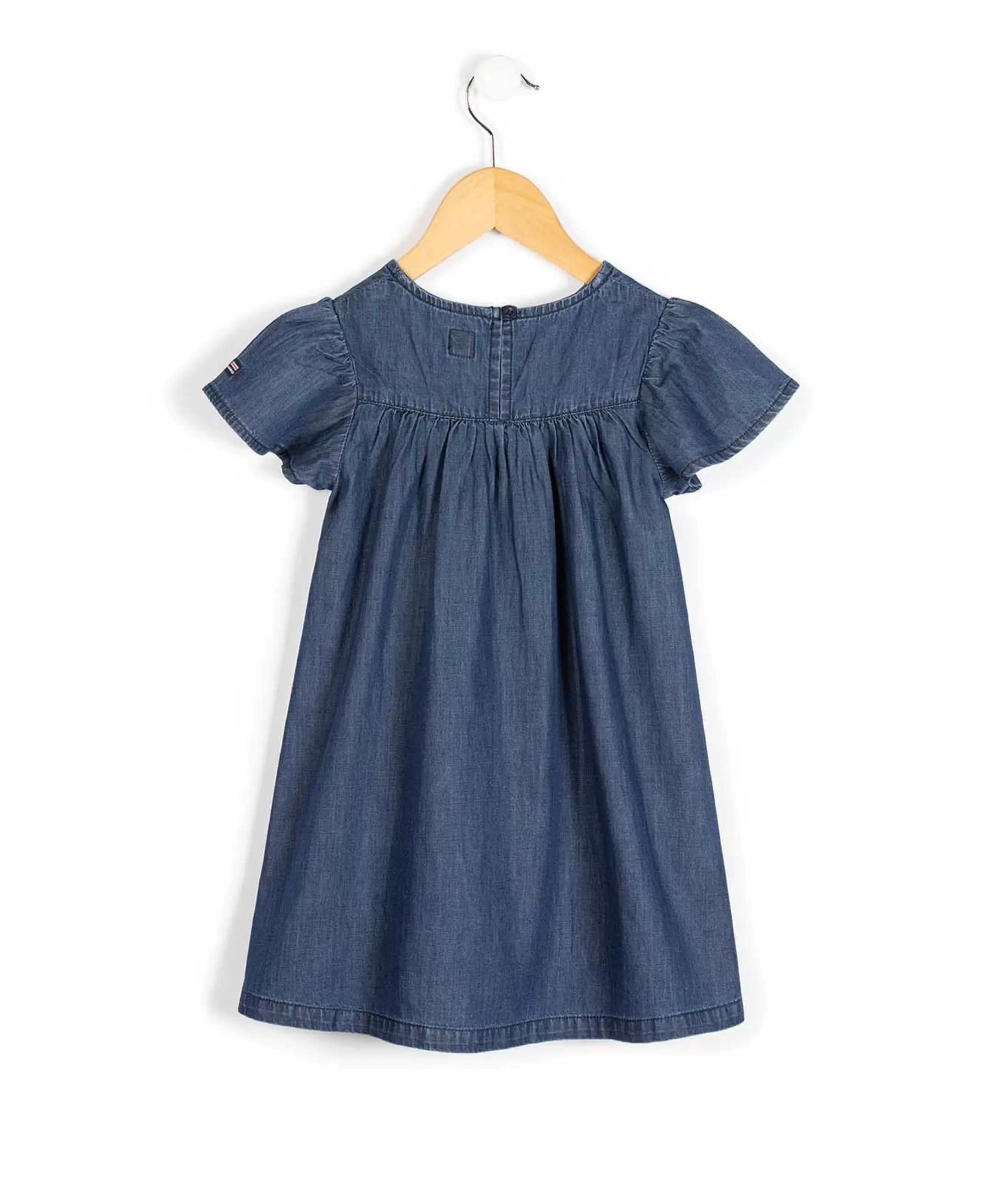 Terre de Marins ROBE MC DENIM COALIE Best Sale