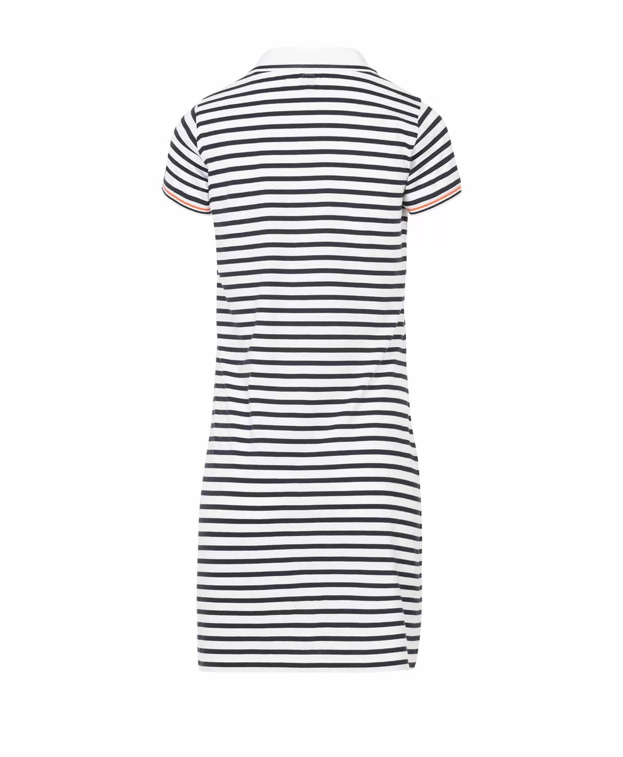 Terre de Marins ROBE MC FOND BLANC RAYE INDIGO NYELA Shop