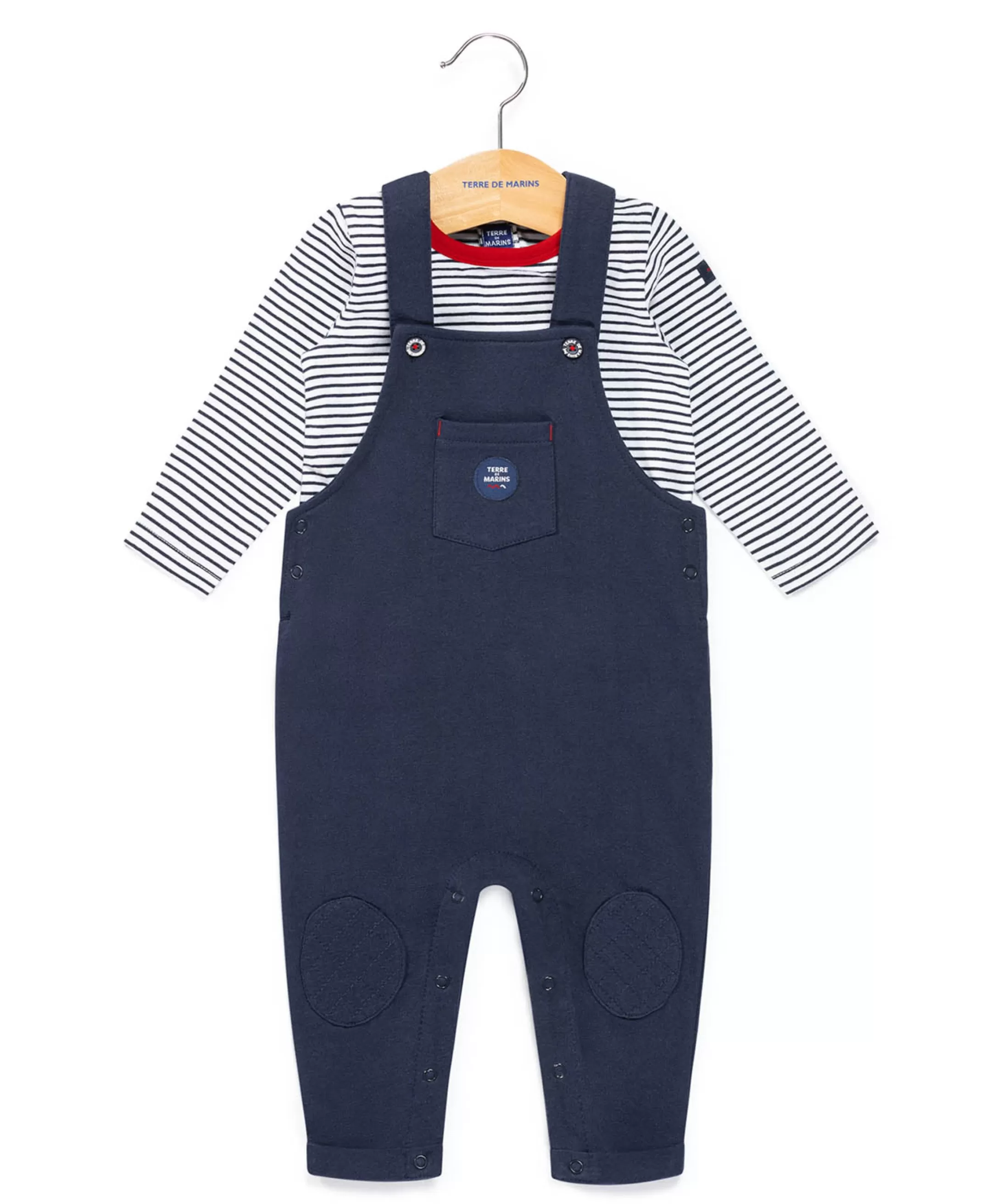 Terre de Marins SALOPETTE LONGUE + HAUT BLEU INDIGO PAUCLIN Discount