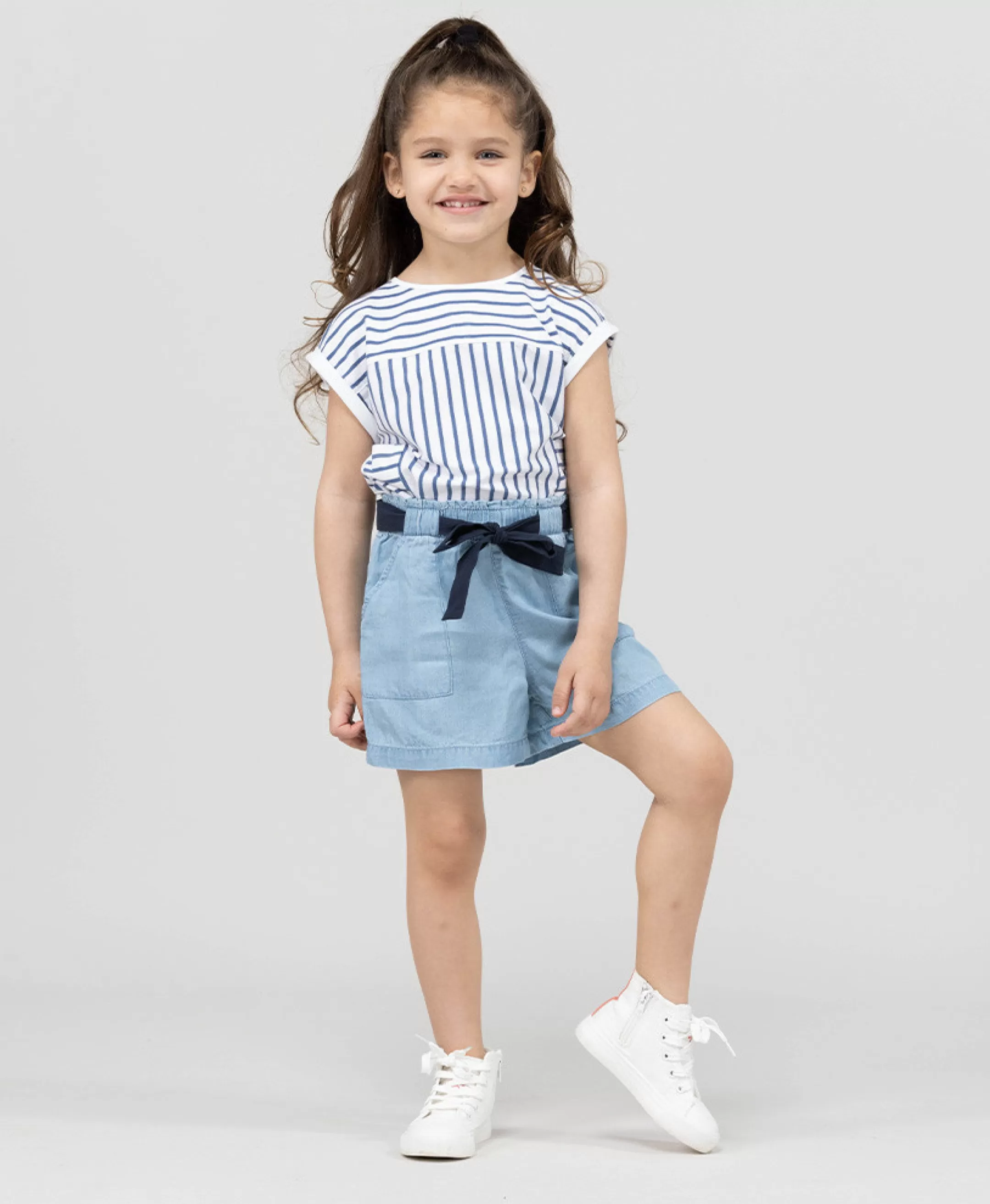 Terre de Marins SHORT DENIM CLAIR QUITERIE Sale