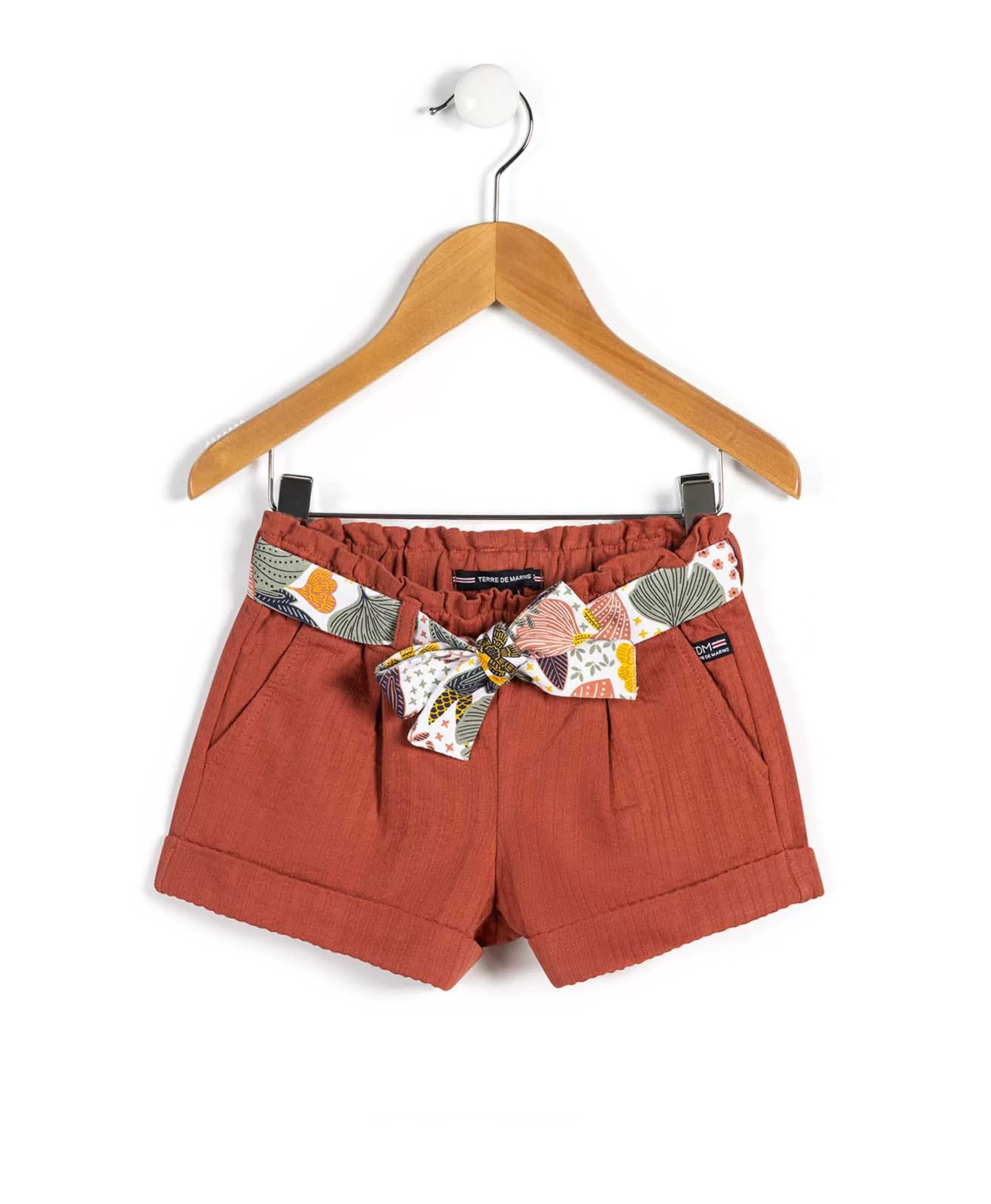 Terre de Marins SHORT ORANGE TERRACOTTA BLANCHI CONDOR Best