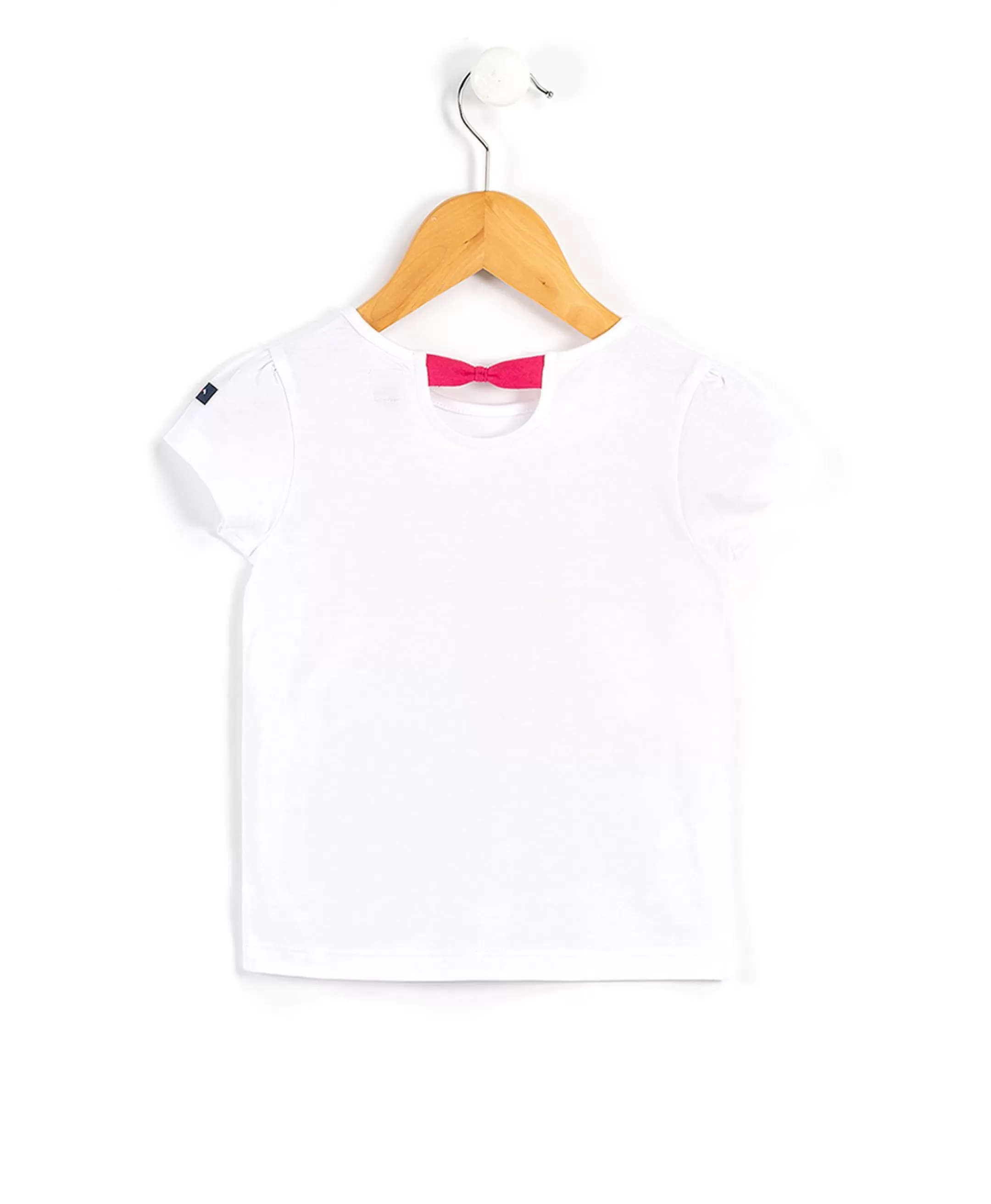 Terre de Marins TEE SHIRT MC BLANC / ROSE ASTRA Discount