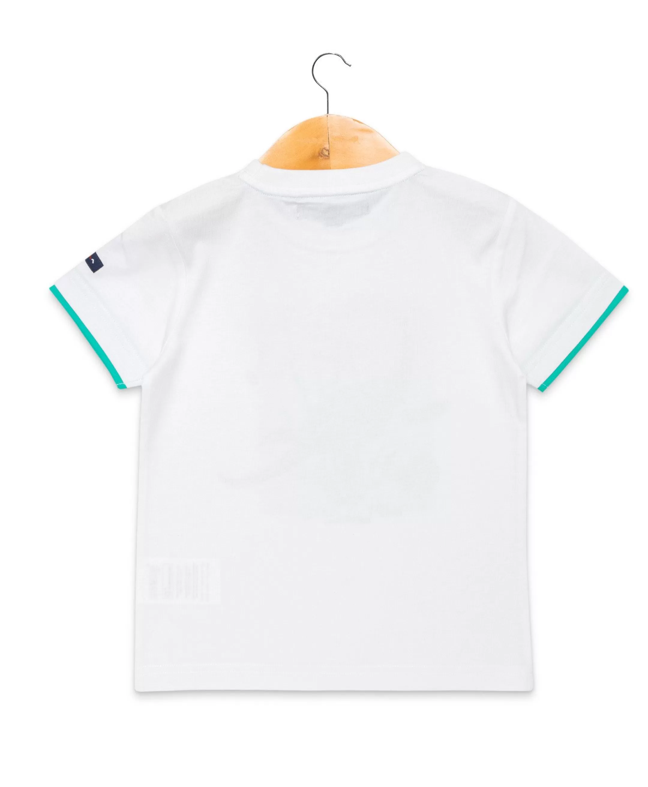 Terre de Marins TEE SHIRT MC BLANC OPTIQUE AXUL Fashion