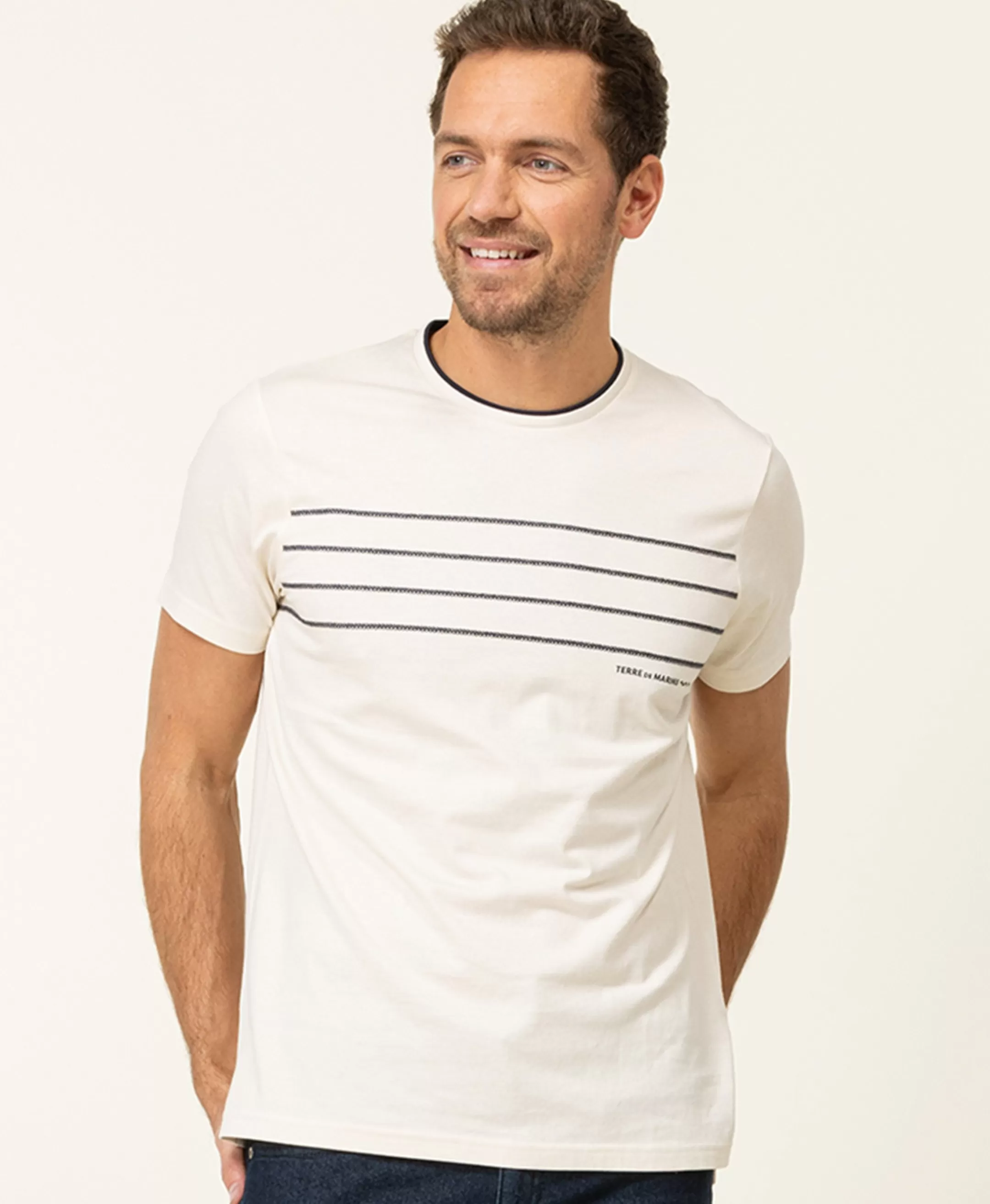 Terre de Marins TEE SHIRT MC GREGE TORITAGE Outlet