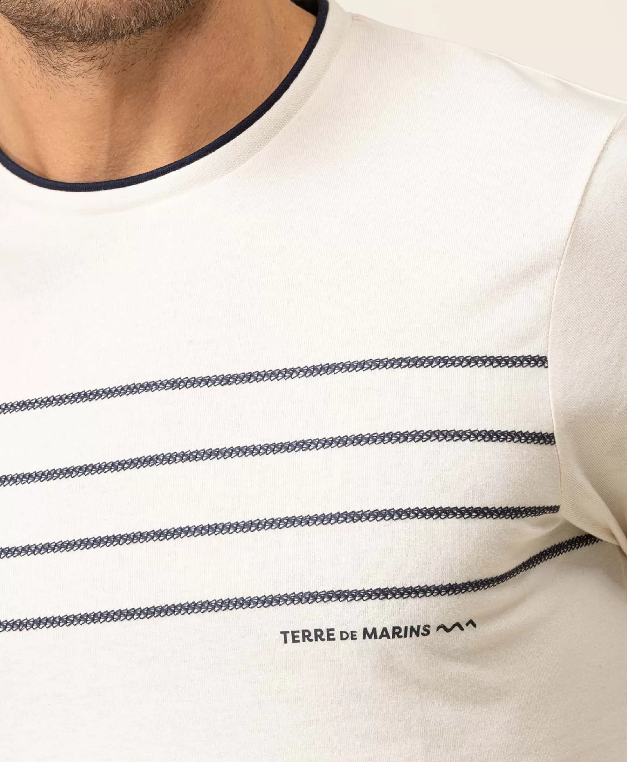 Terre de Marins TEE SHIRT MC GREGE TORITAGE Outlet