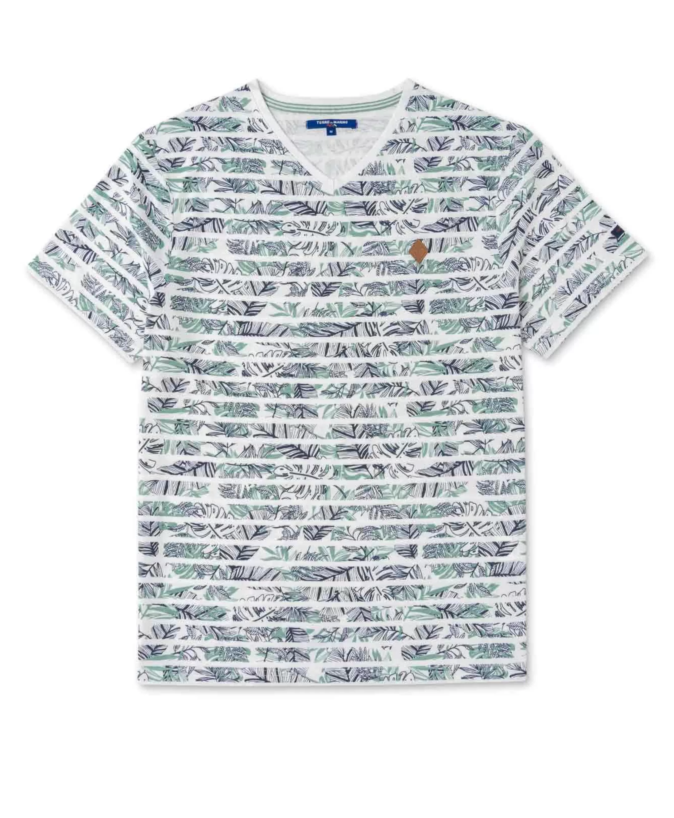 Terre de Marins TEE SHIRT MC IMPRIME BLANC ALORA Shop