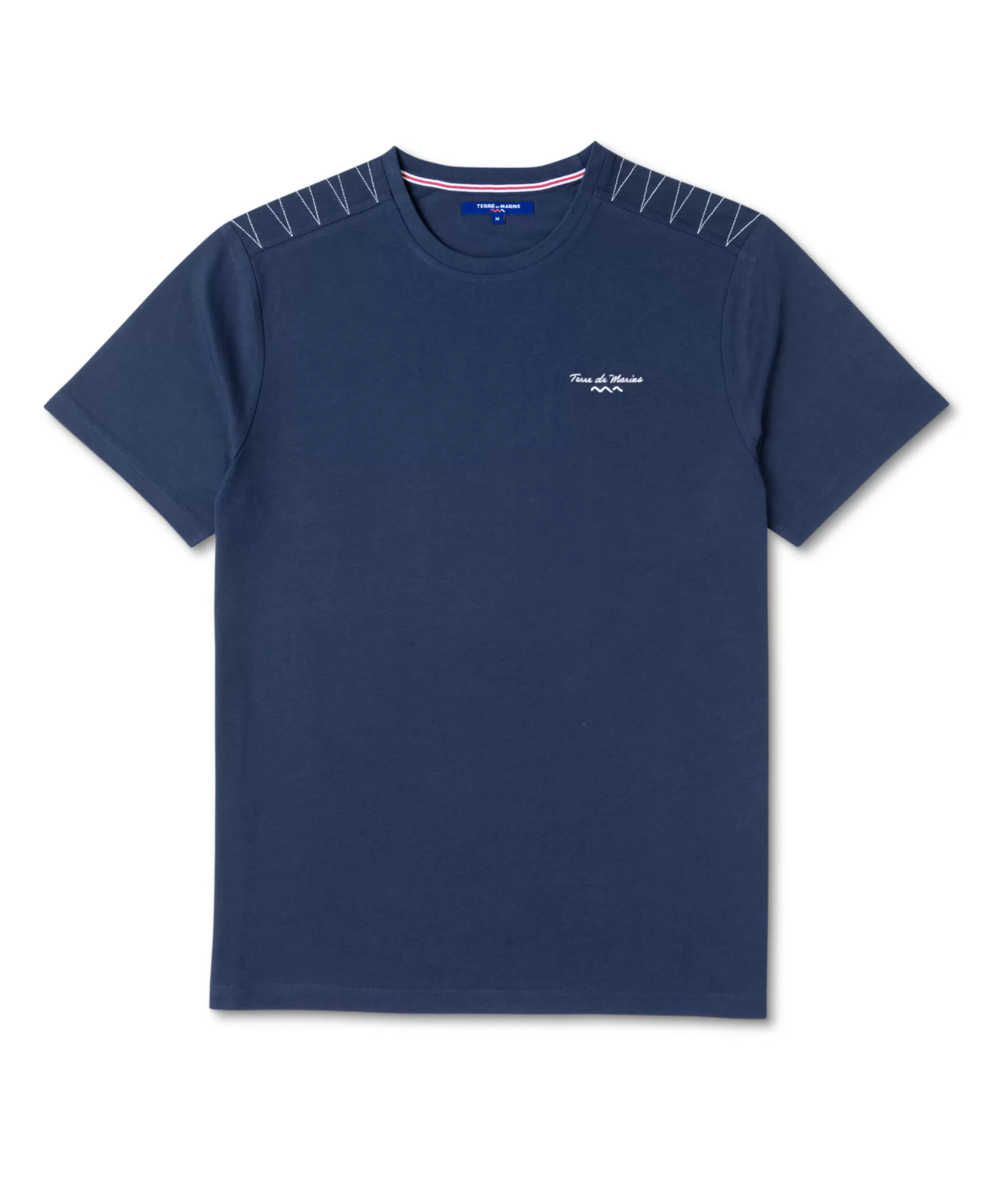 Terre de Marins TEE SHIRT MC INDIGO ALTOA Sale