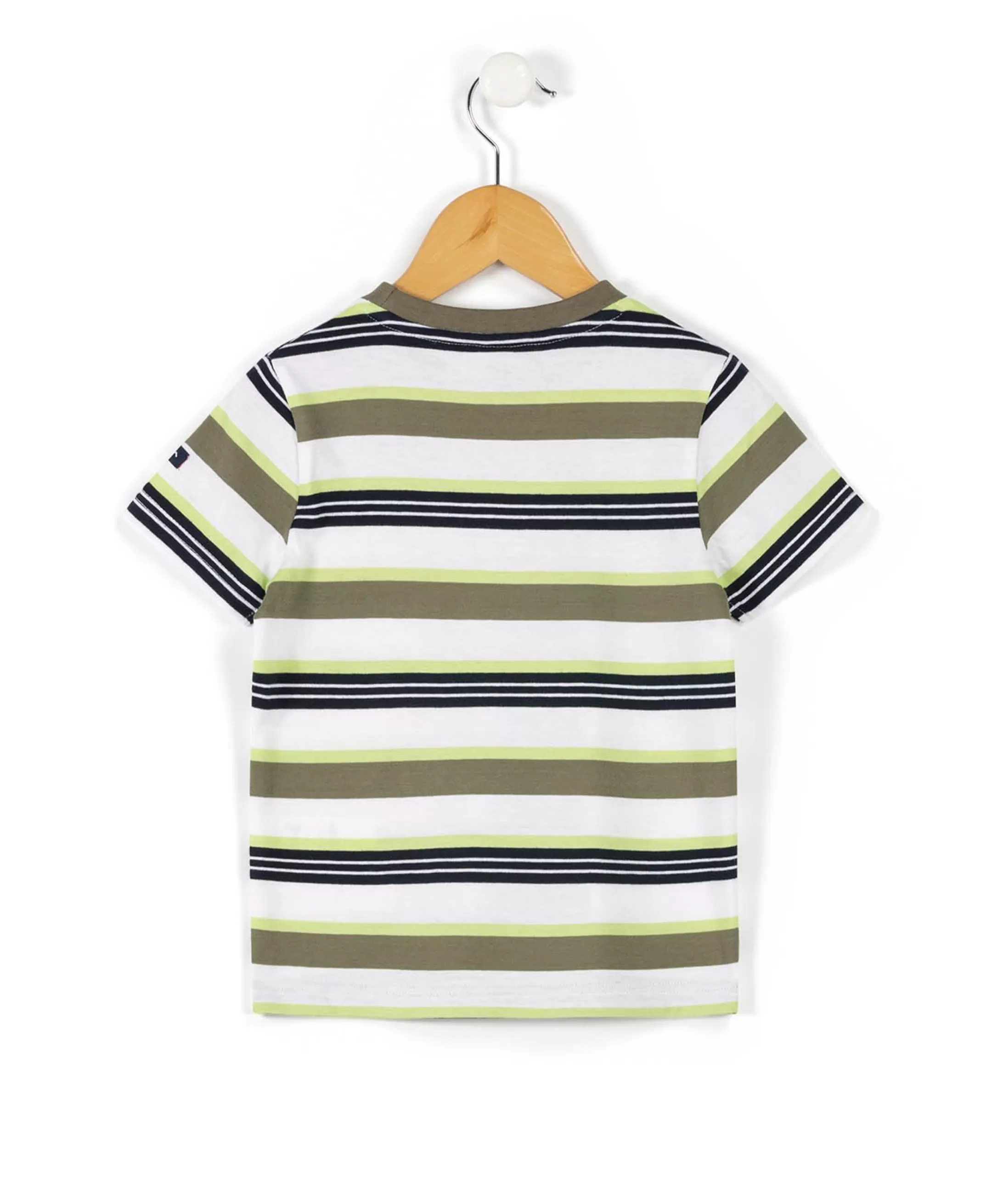 Terre de Marins TEE SHIRT MC RAYE MULTICOLORE AGIL Discount