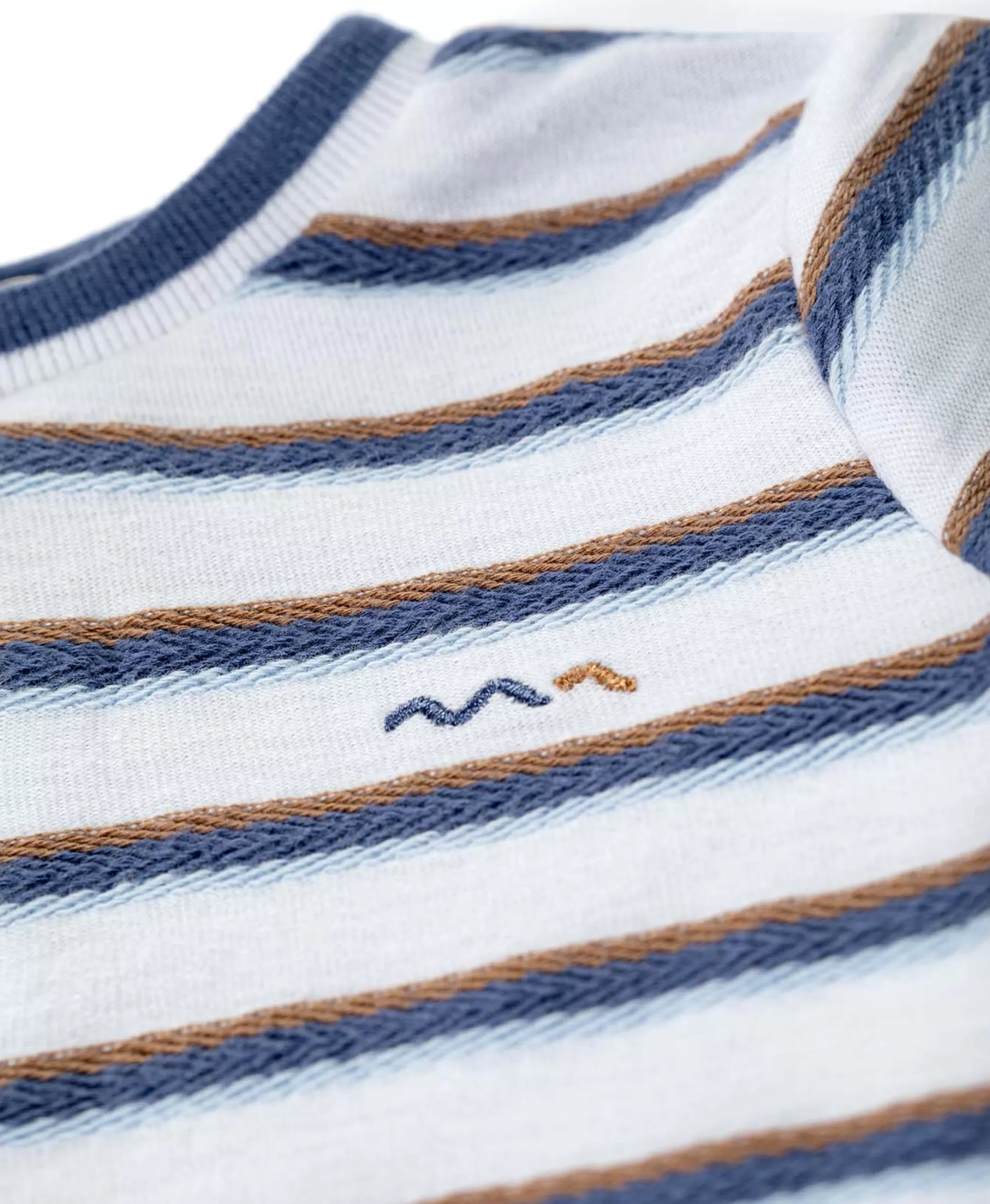 Terre de Marins TEE SHIRT MC RAYE MULTICOLORE COUROL New