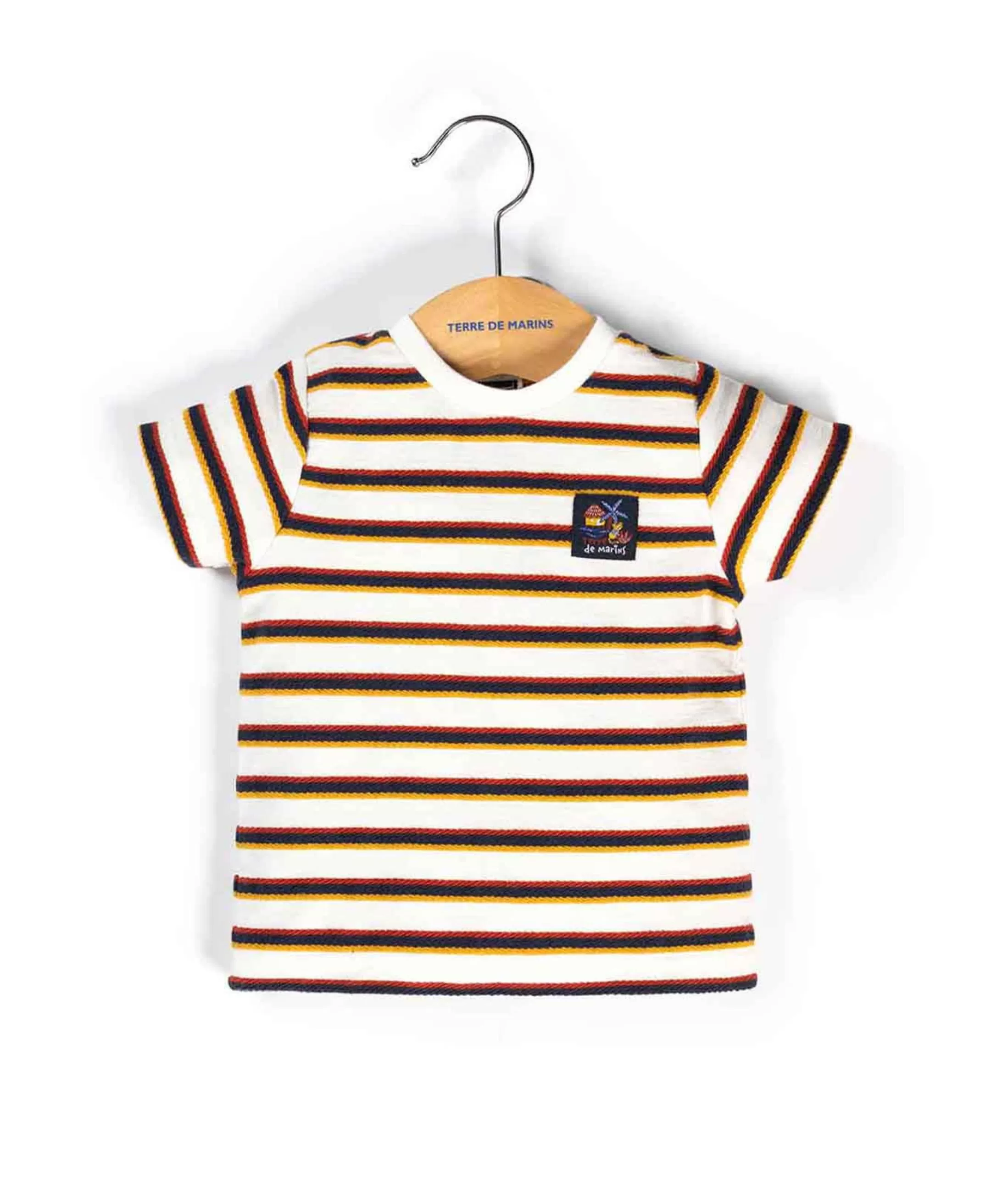 Terre de Marins TEE SHIRT MC RAYE MULTICOLORE IMATLO Best Sale