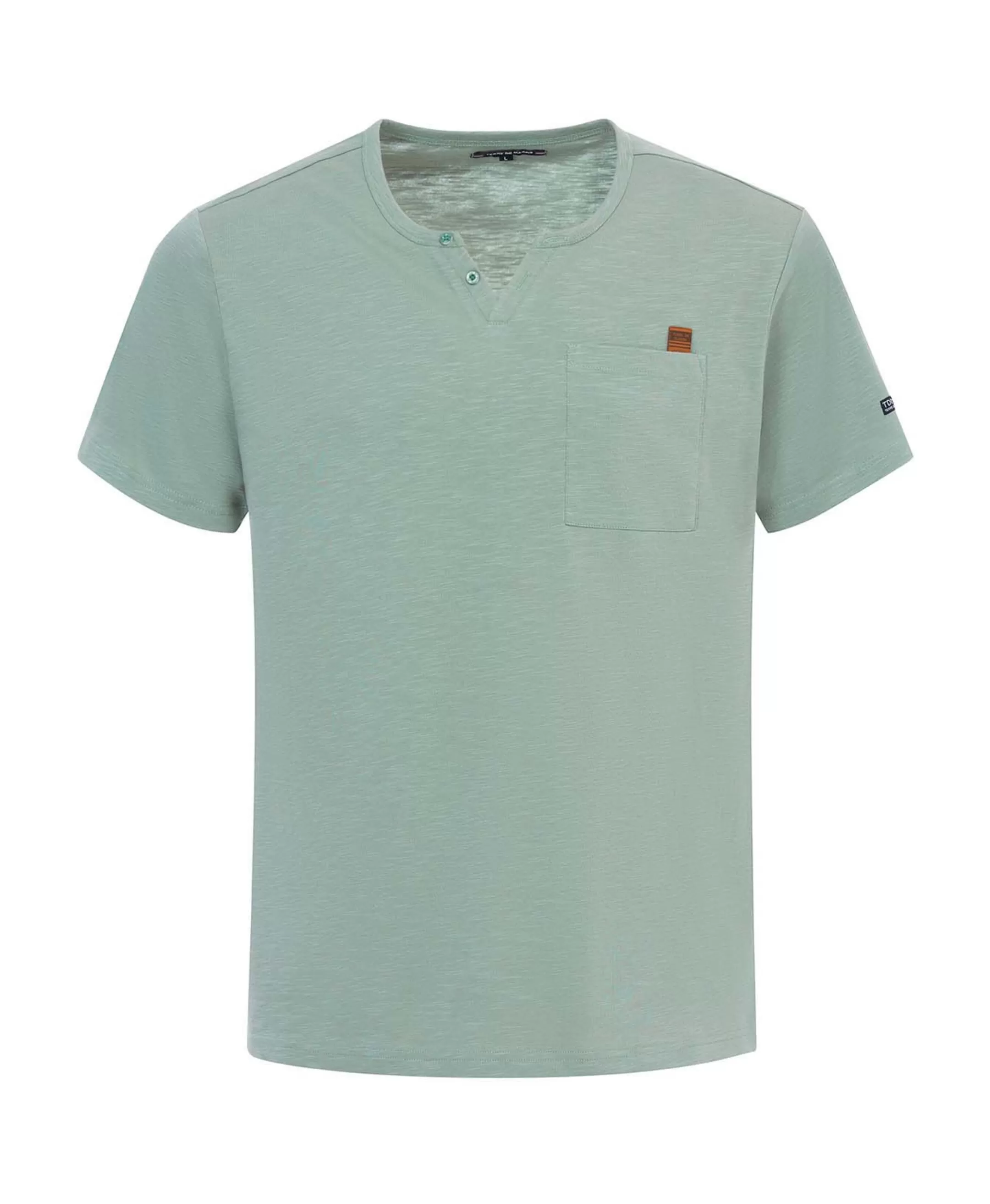 Terre de Marins TEE SHIRT MC VERT LAGON GATOR Discount