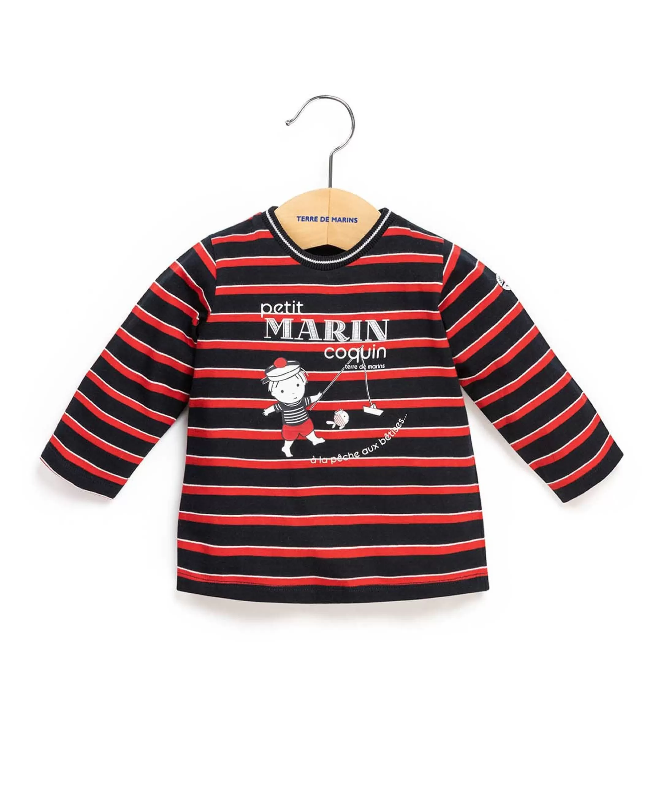 Terre de Marins TEE SHIRT ML RAYE MULTICOLORE ETALO Fashion