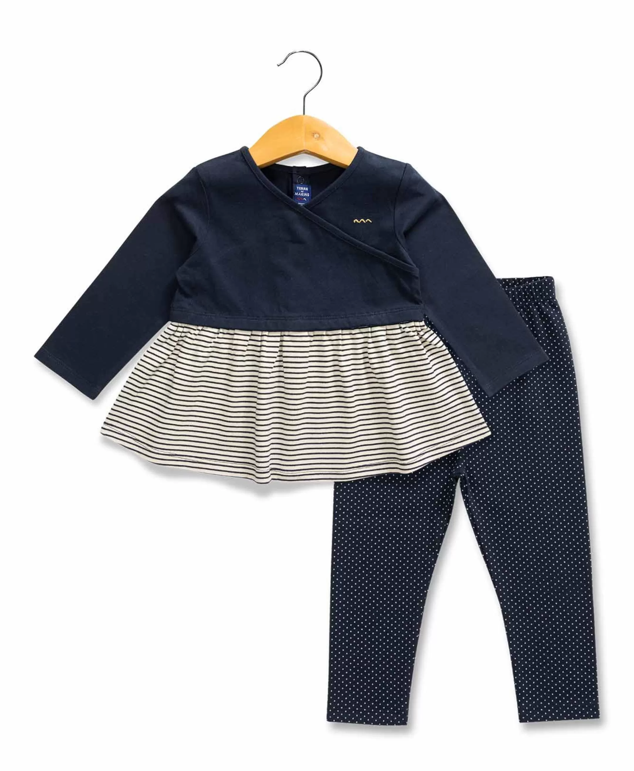 Terre de Marins TUNIQUE + LEGGINGS INDIGO EFANTINE Best