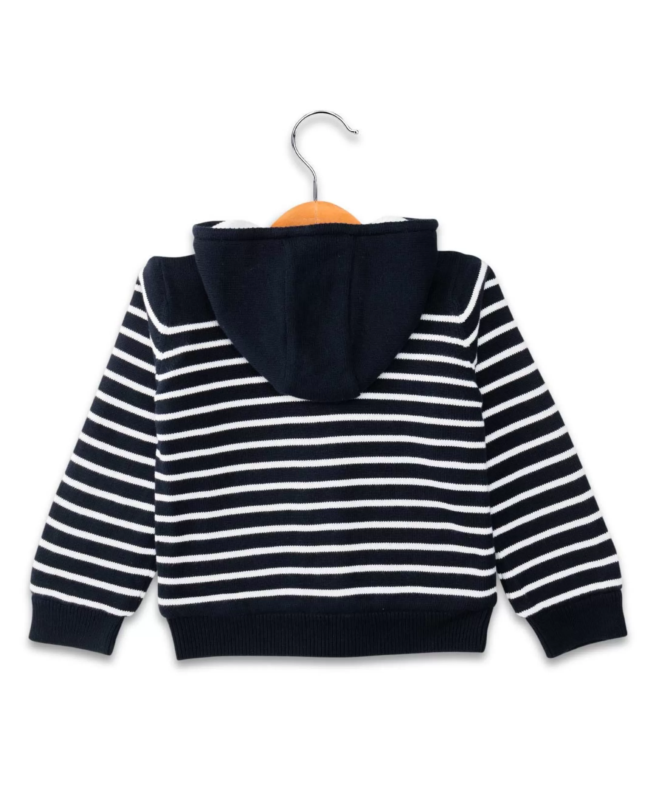 Terre de Marins VESTE ML FOND INDIGO RAYE BLANC VRAYE Discount