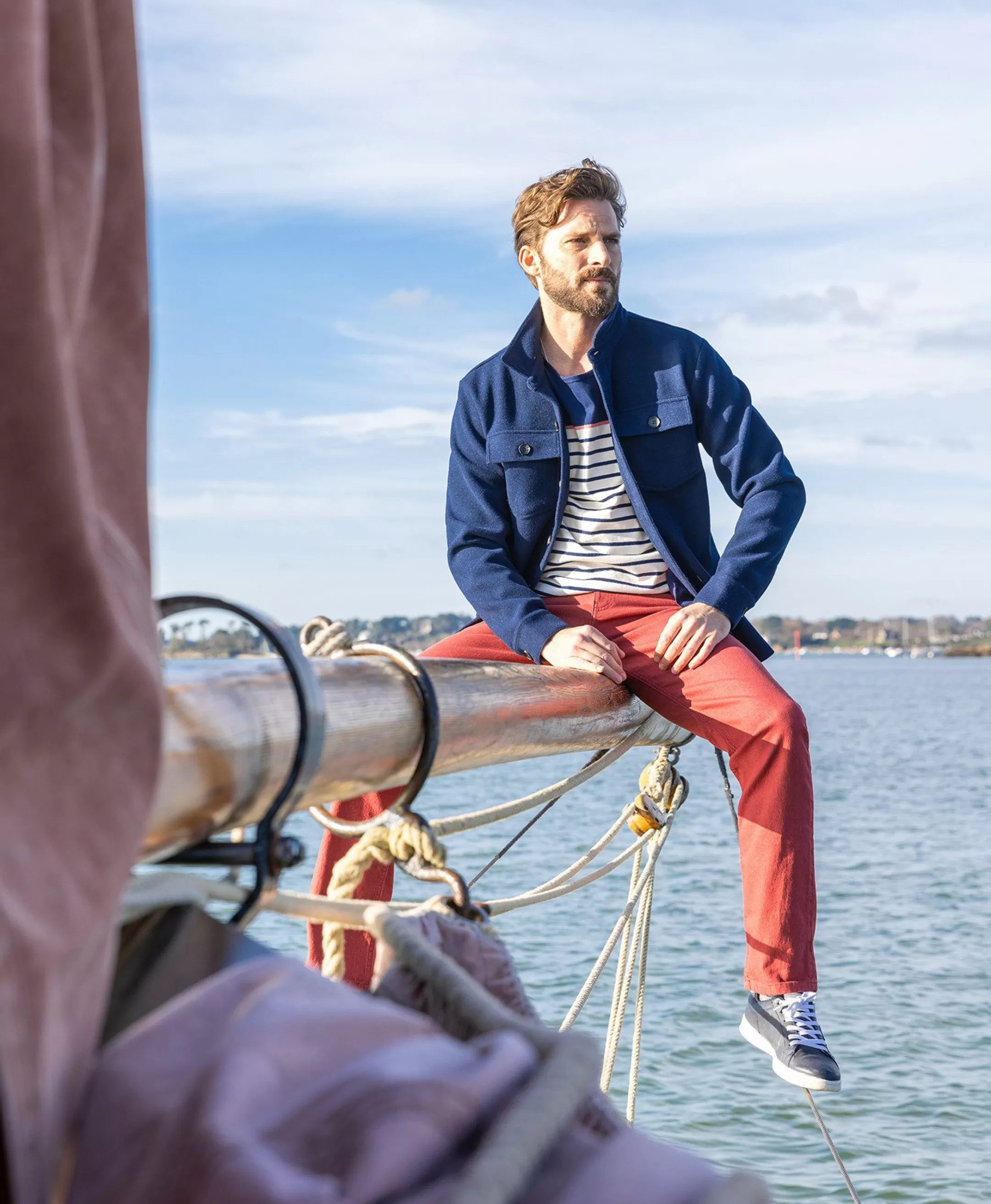 Terre de Marins VESTE ML INDIGO VERITAGE Shop